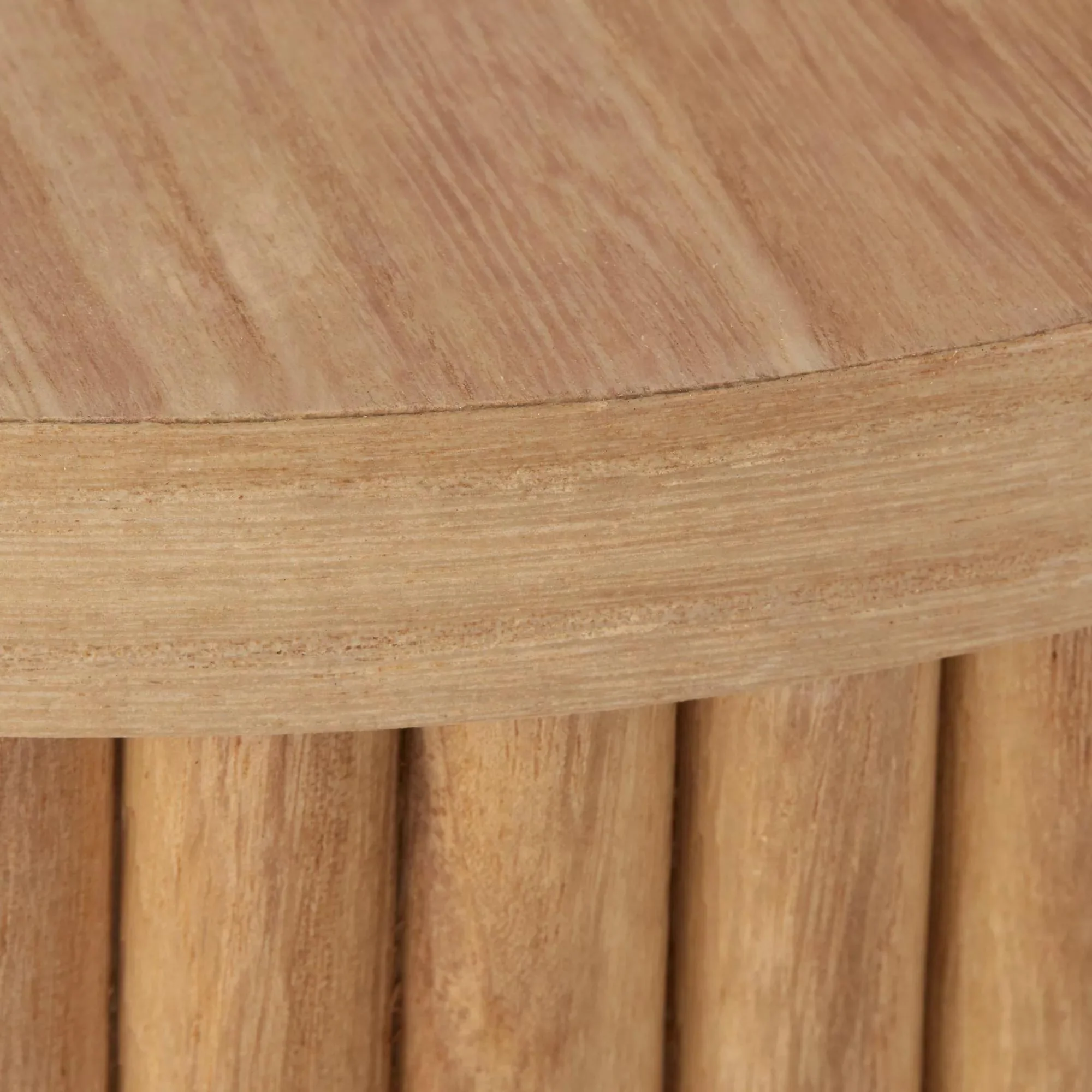 Natural Wood Side Table - Image 4