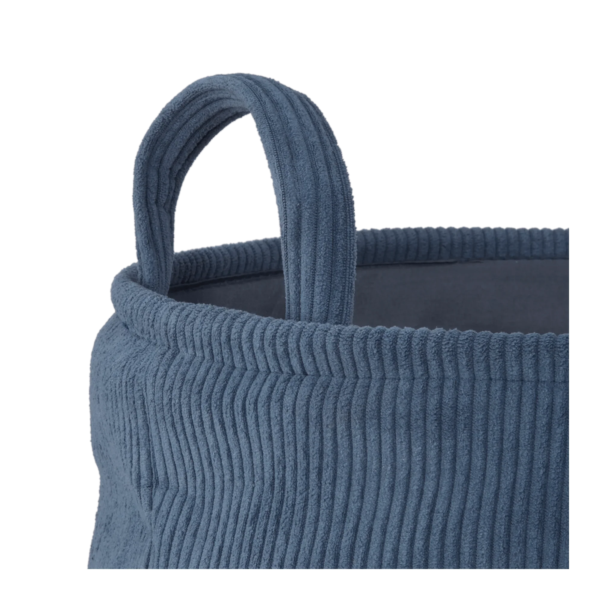 Navy Corduroy Hamper - Image 3