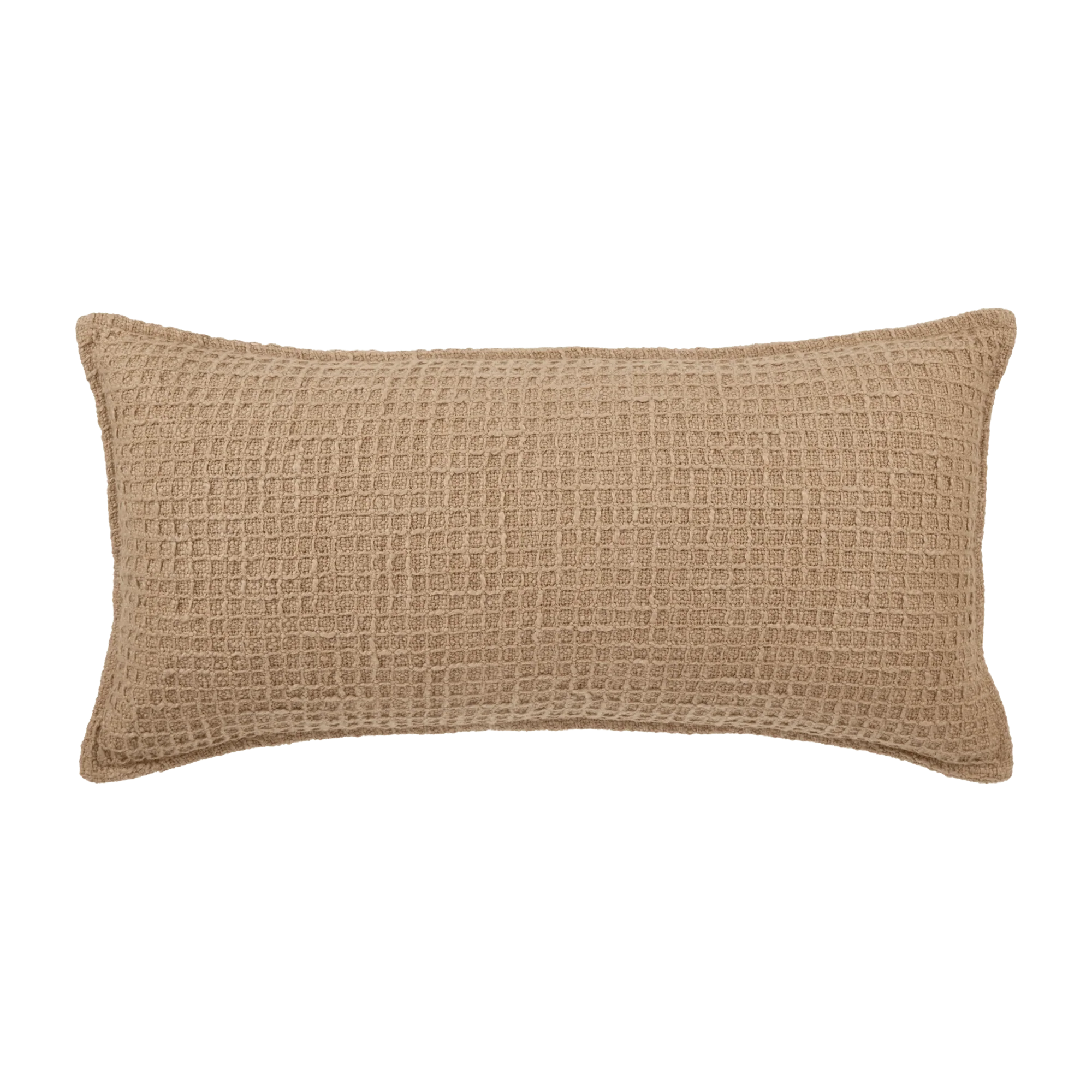 Nellie Neutral Textured Lumbar Pillow