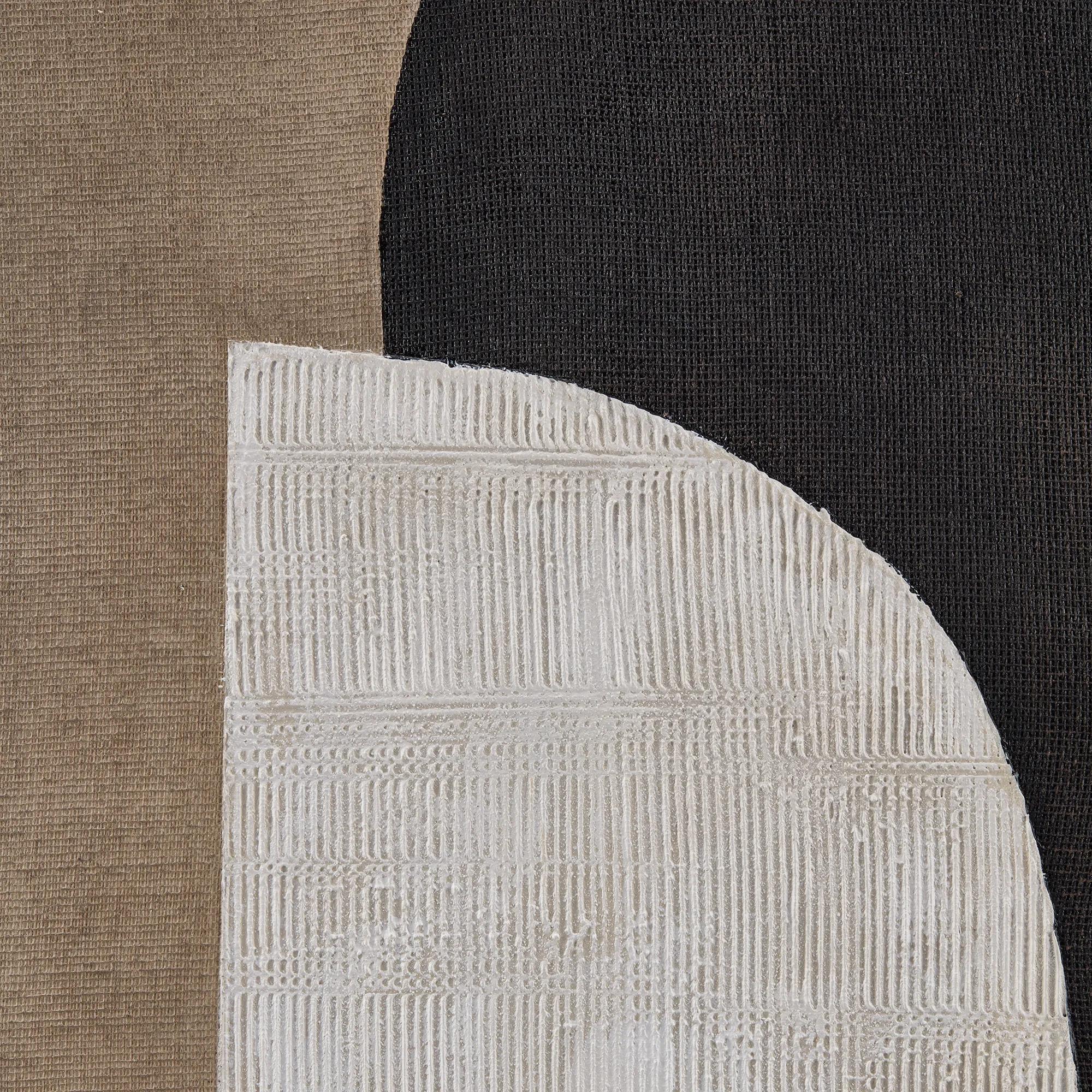 Neutral Color Block Oil Painting - Image 3