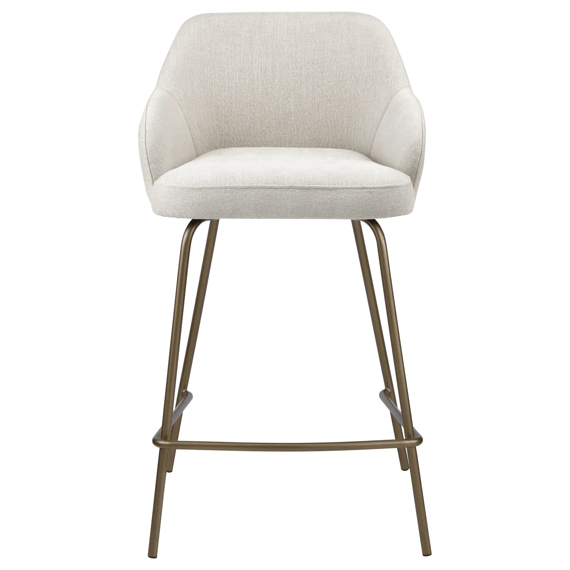 Neutral Fabric Bar Stool - Image 3