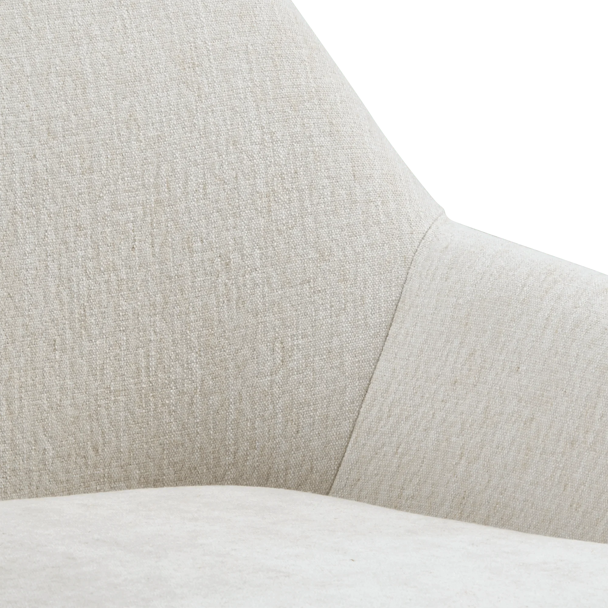 Neutral Fabric Bar Stool - Image 4