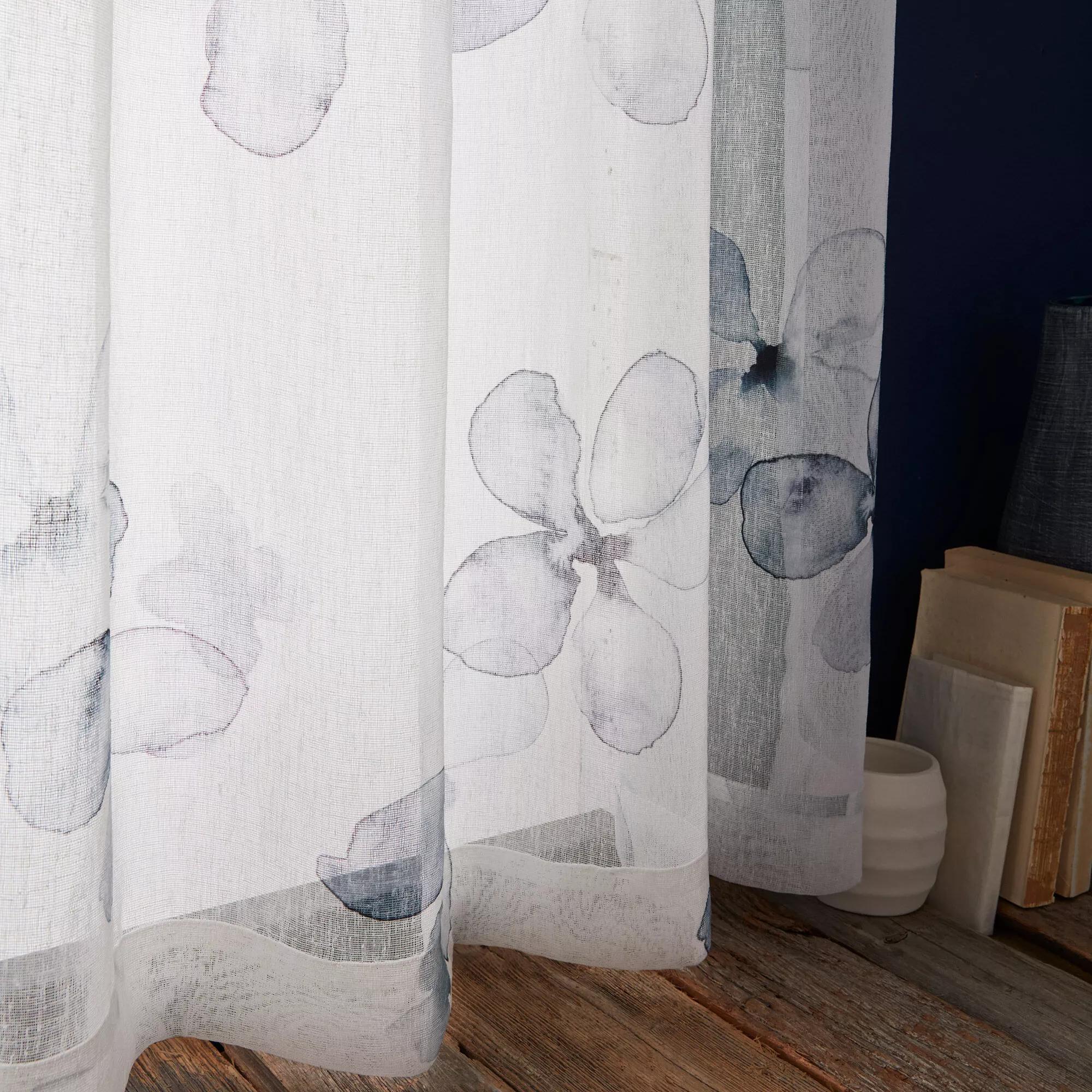 Blue Nima Sheer Curtain - Image 2