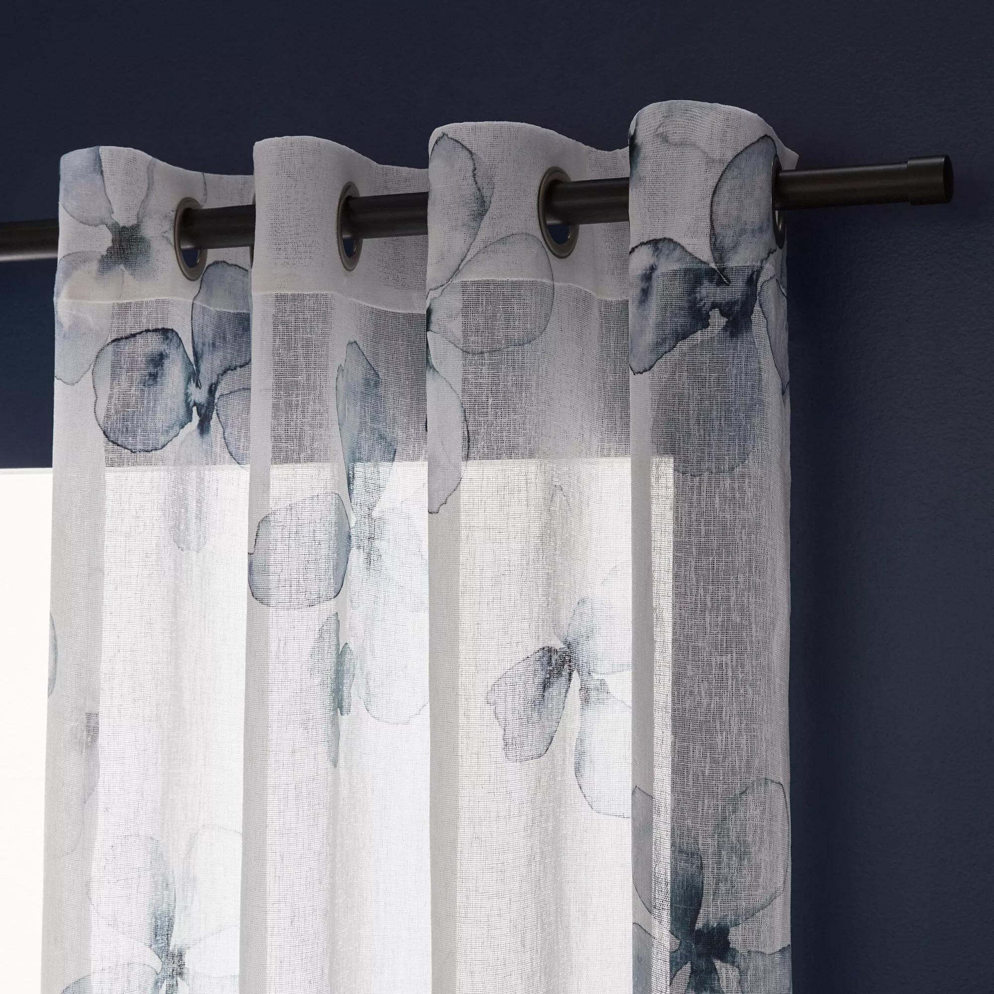 Blue Nima Sheer Curtain - Image 4