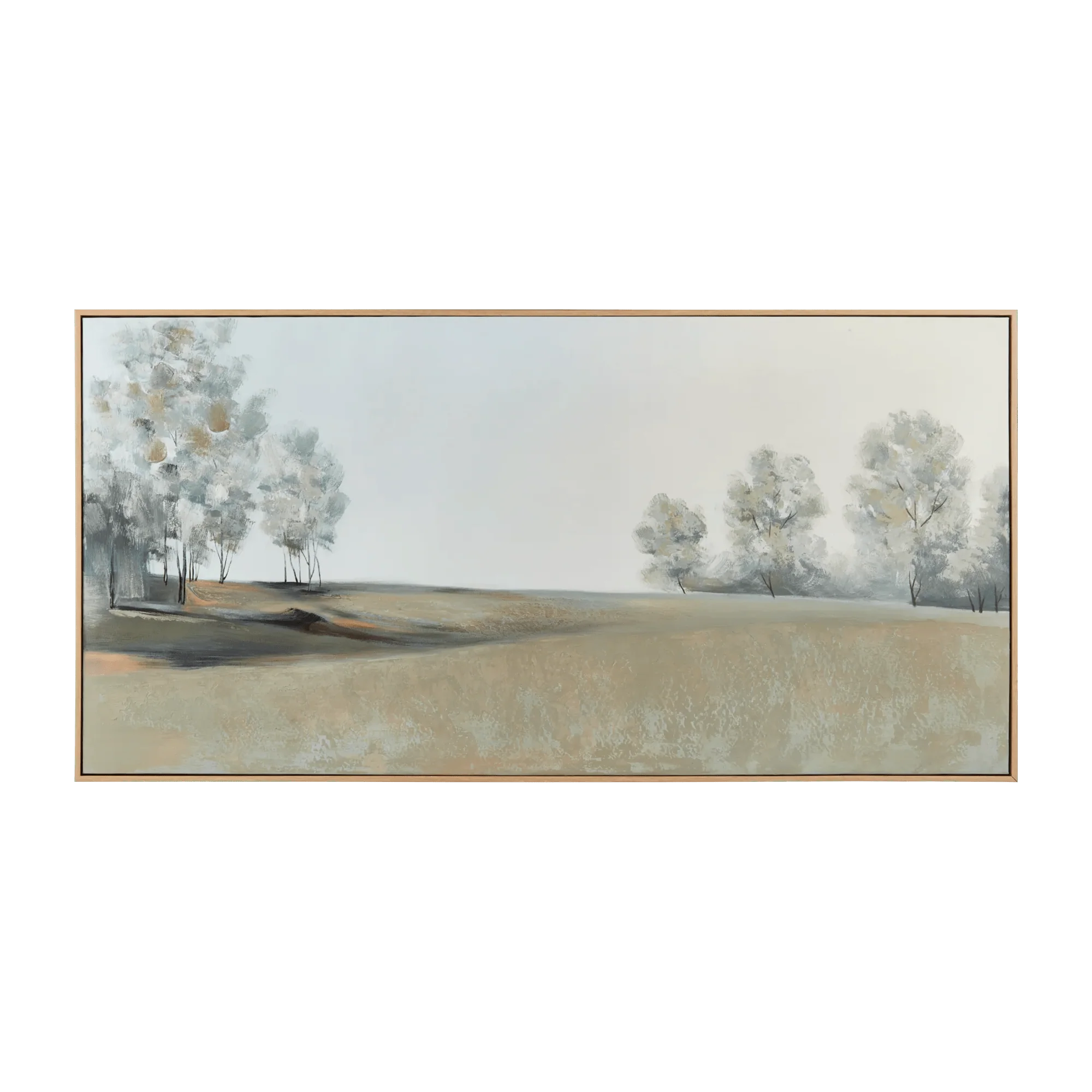 Oil Painted Landscape Framed Art