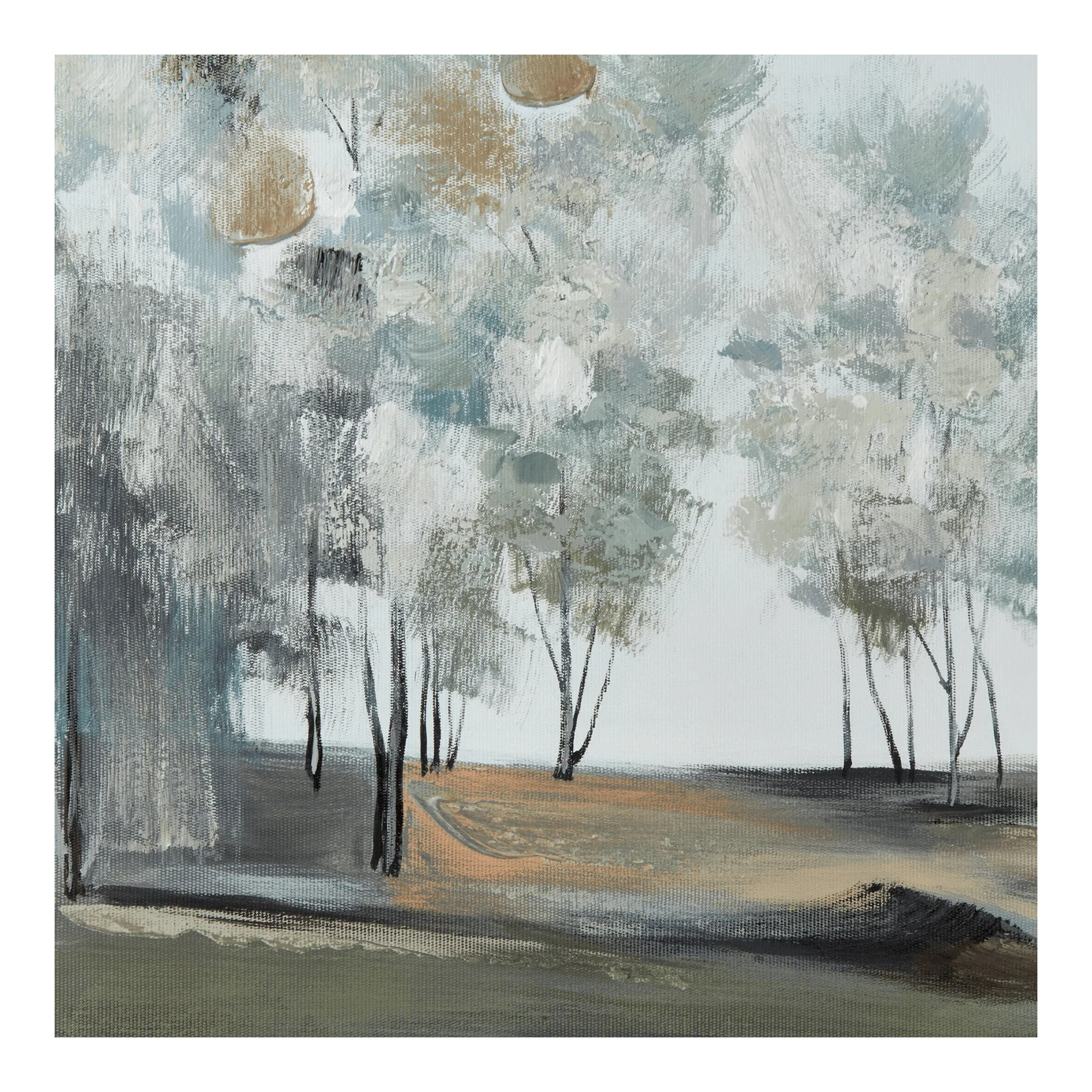 Oil Painted Landscape Framed Art - Image 2