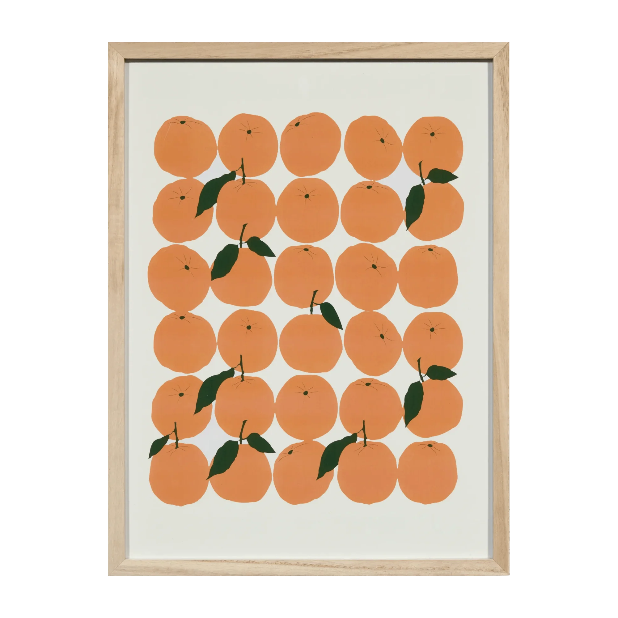 Oranges Printed Framed Art