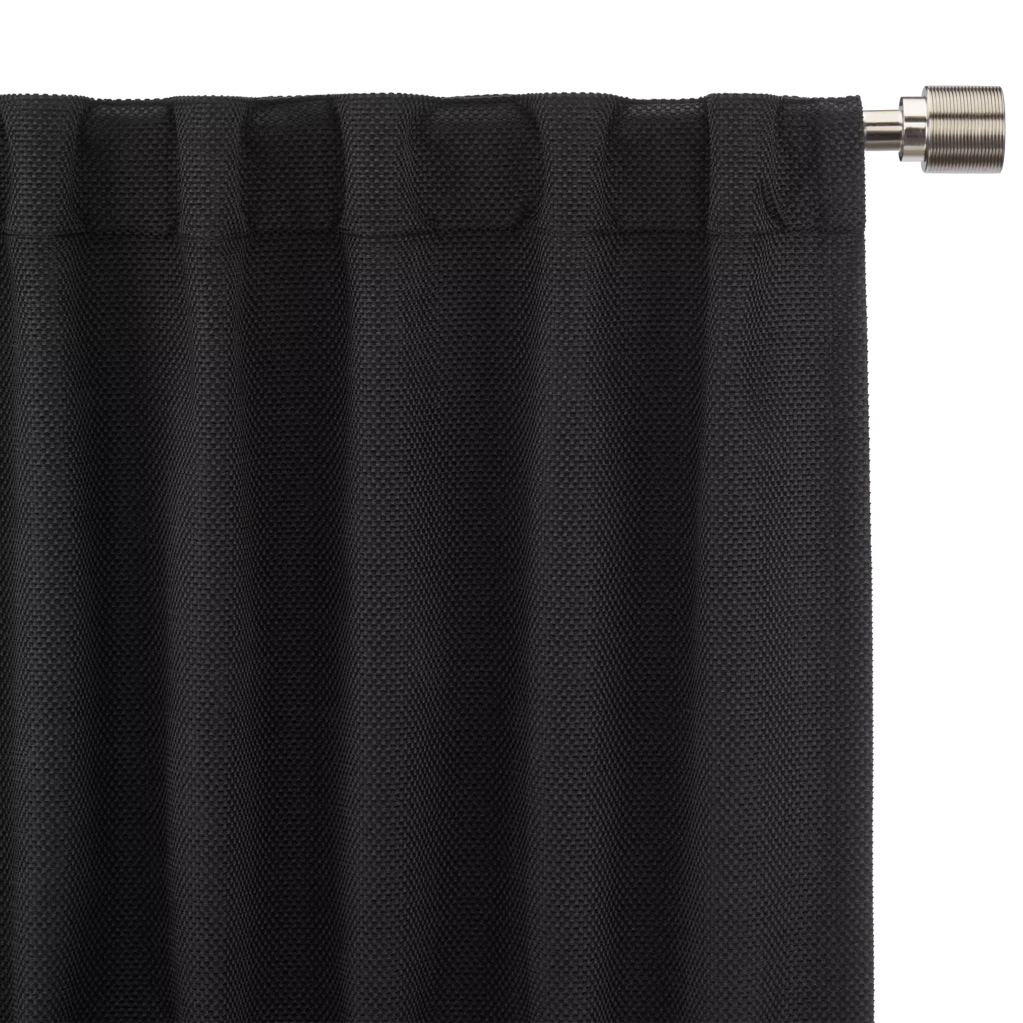 Black Ortega Blackout Back-Tab Curtain - Image 10
