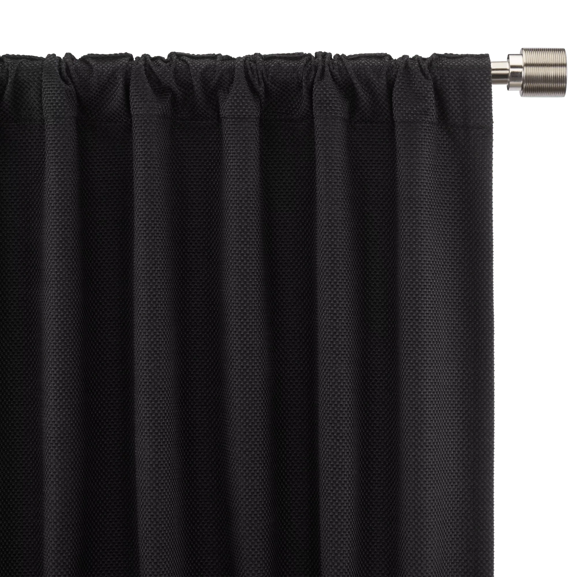 Black Ortega Blackout Back-Tab Curtain - Image 12