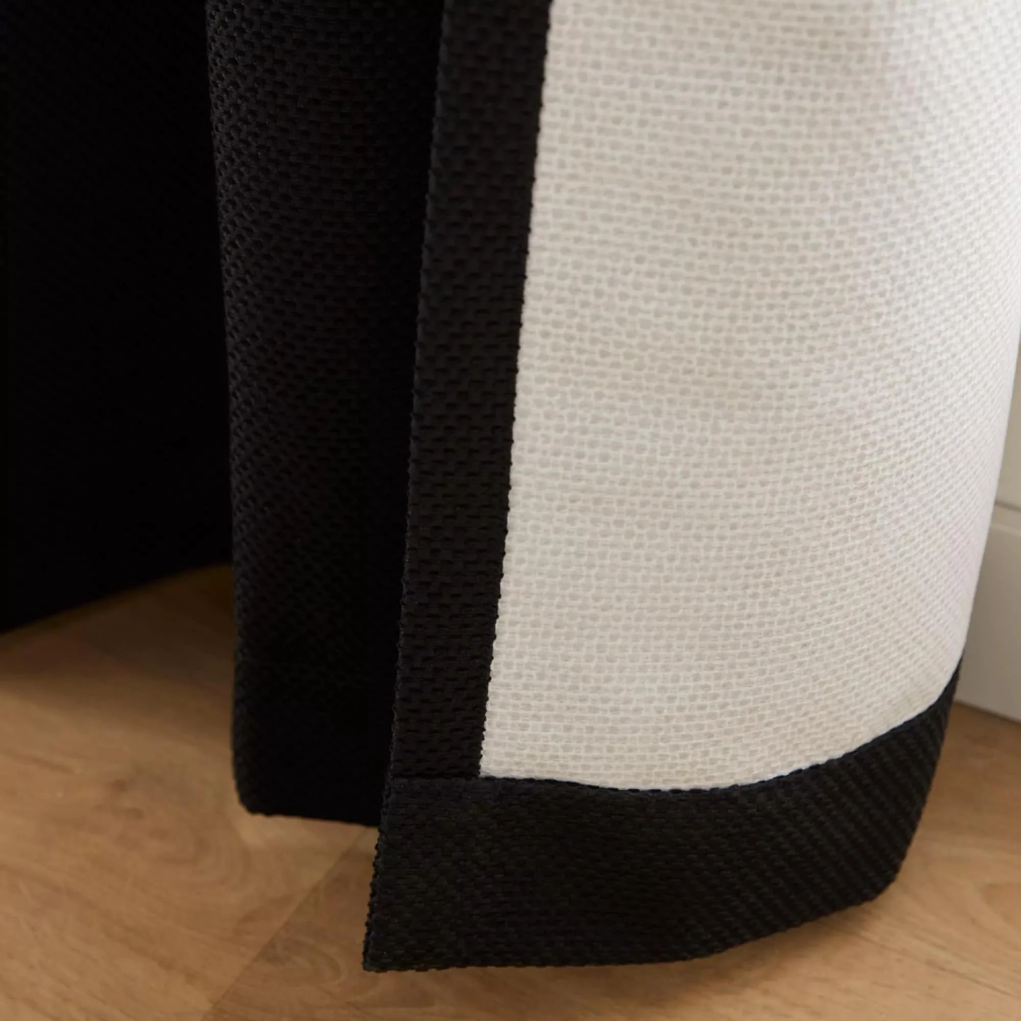 Black Ortega Blackout Back-Tab Curtain - Image 2