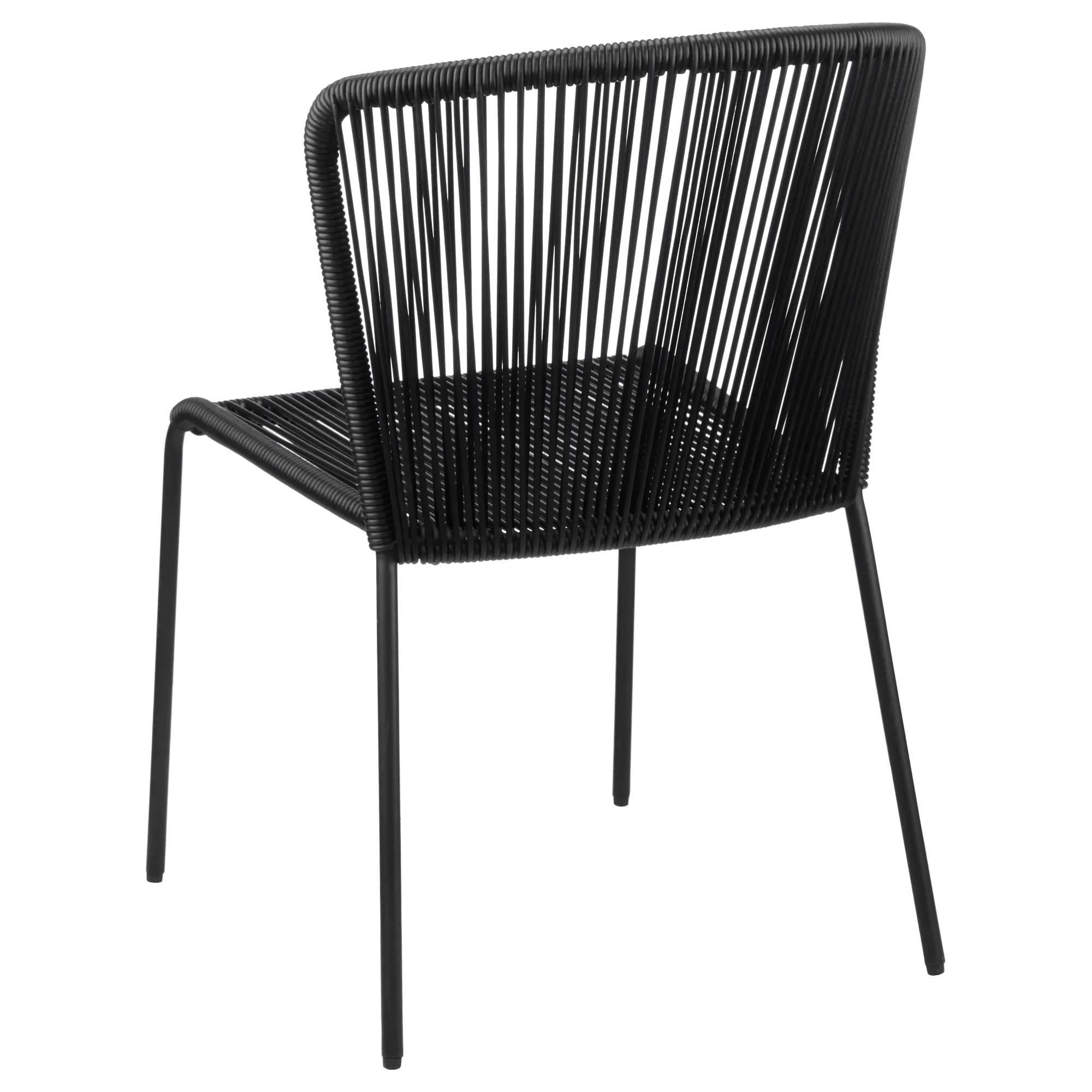 Outdoor Black Dining Chair - Image 2