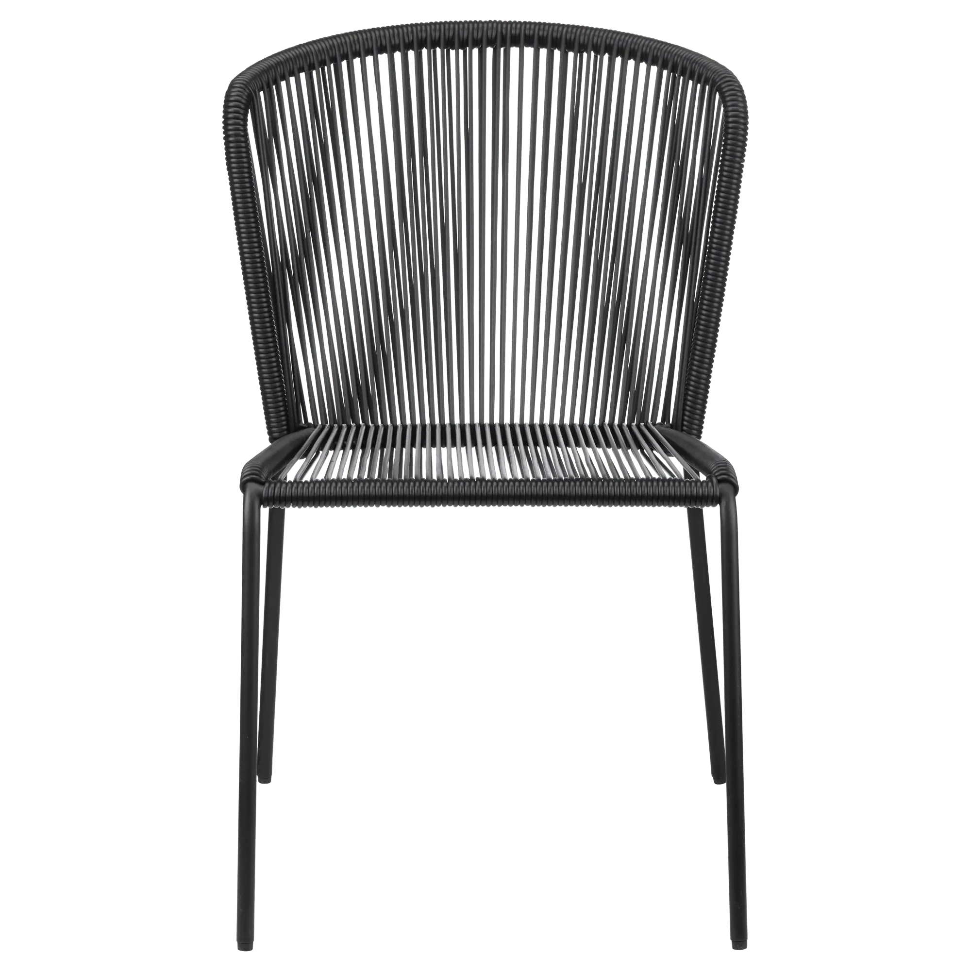 Outdoor Black Dining Chair - Image 3