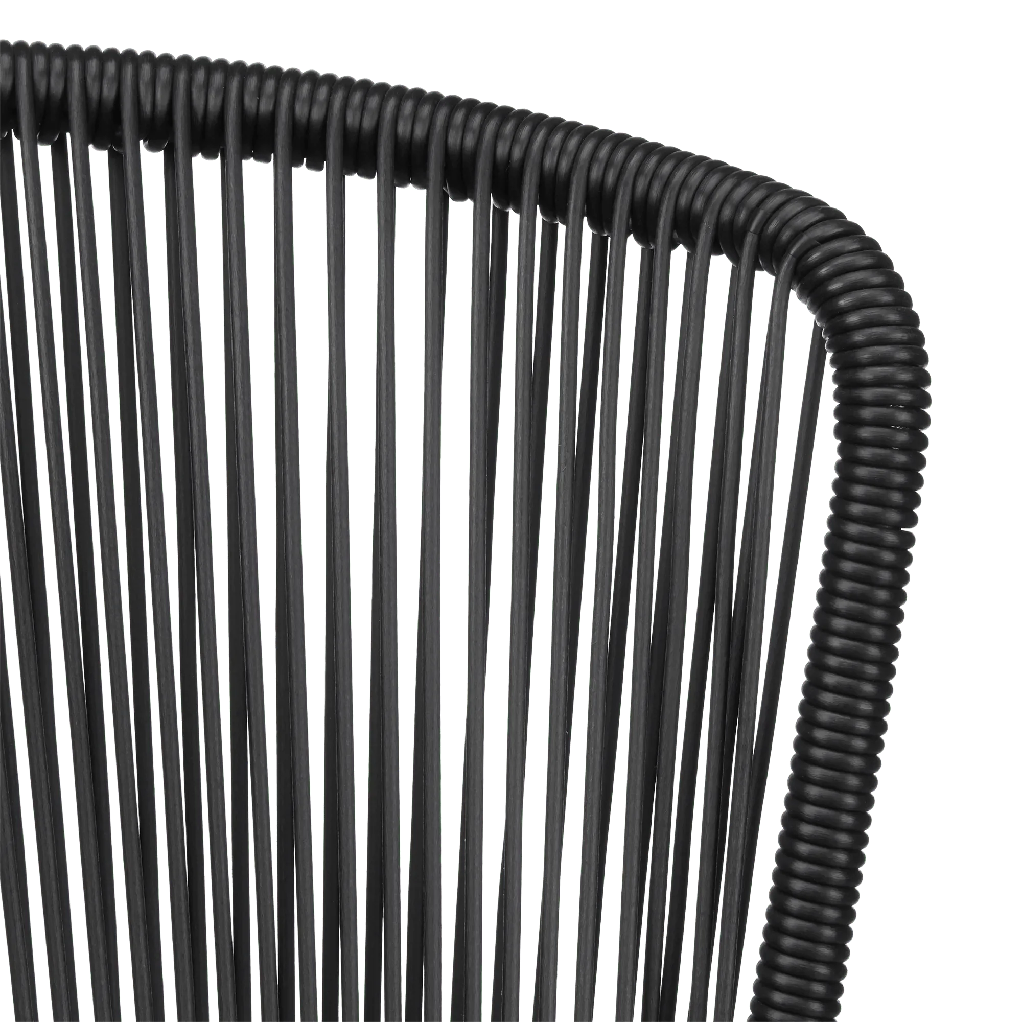 Outdoor Black Dining Chair - Image 5