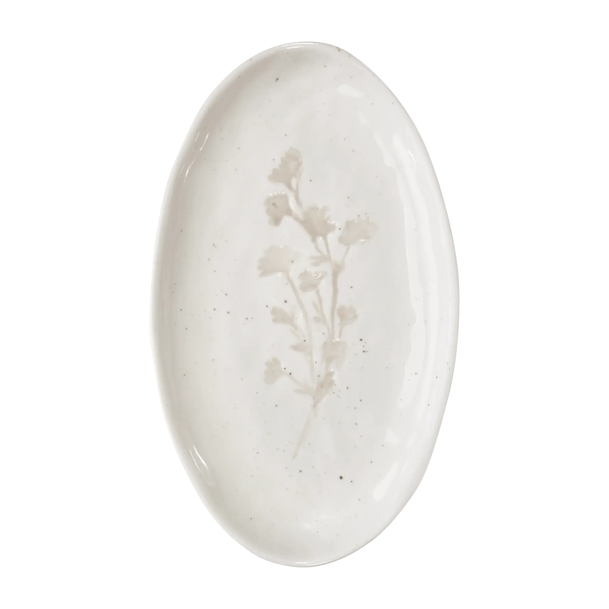 Oval Tray with Engraved Stem - Image 2