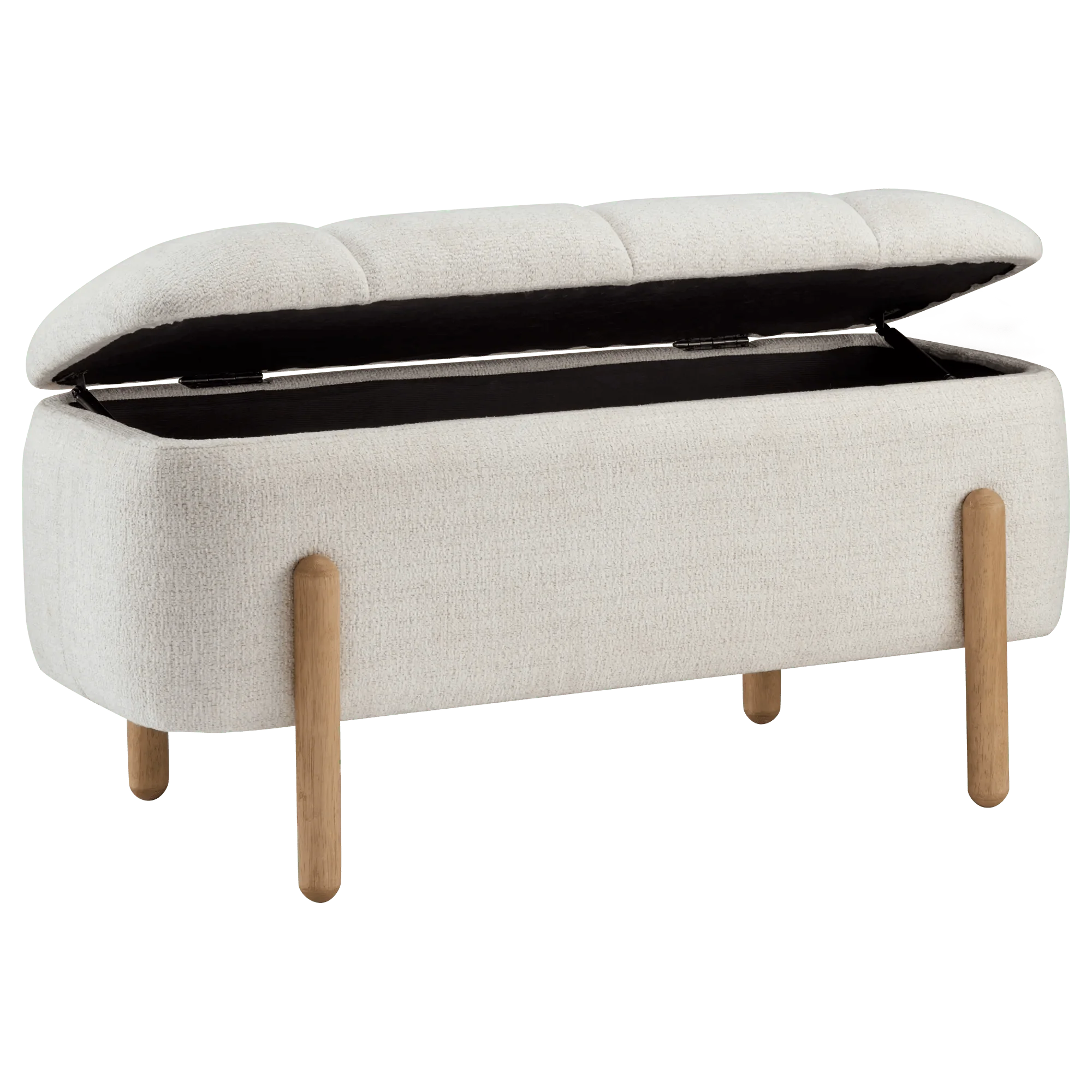 Padded Lift-Top Storage Bench - Image 2