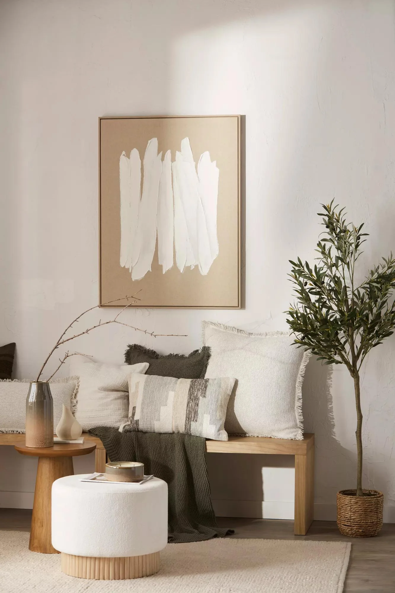 Beige Palmer Decorative Pillow - Image 8