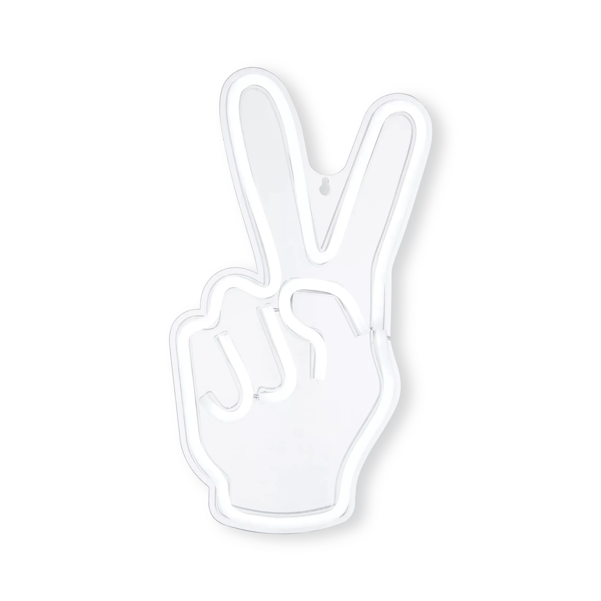 Peace Sign Neon Light Wall Decor - Image 2