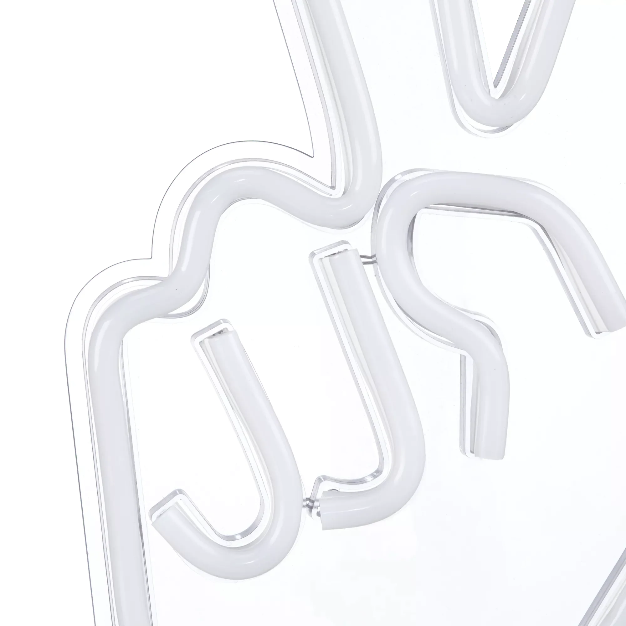 Peace Sign Neon Light Wall Decor - Image 3