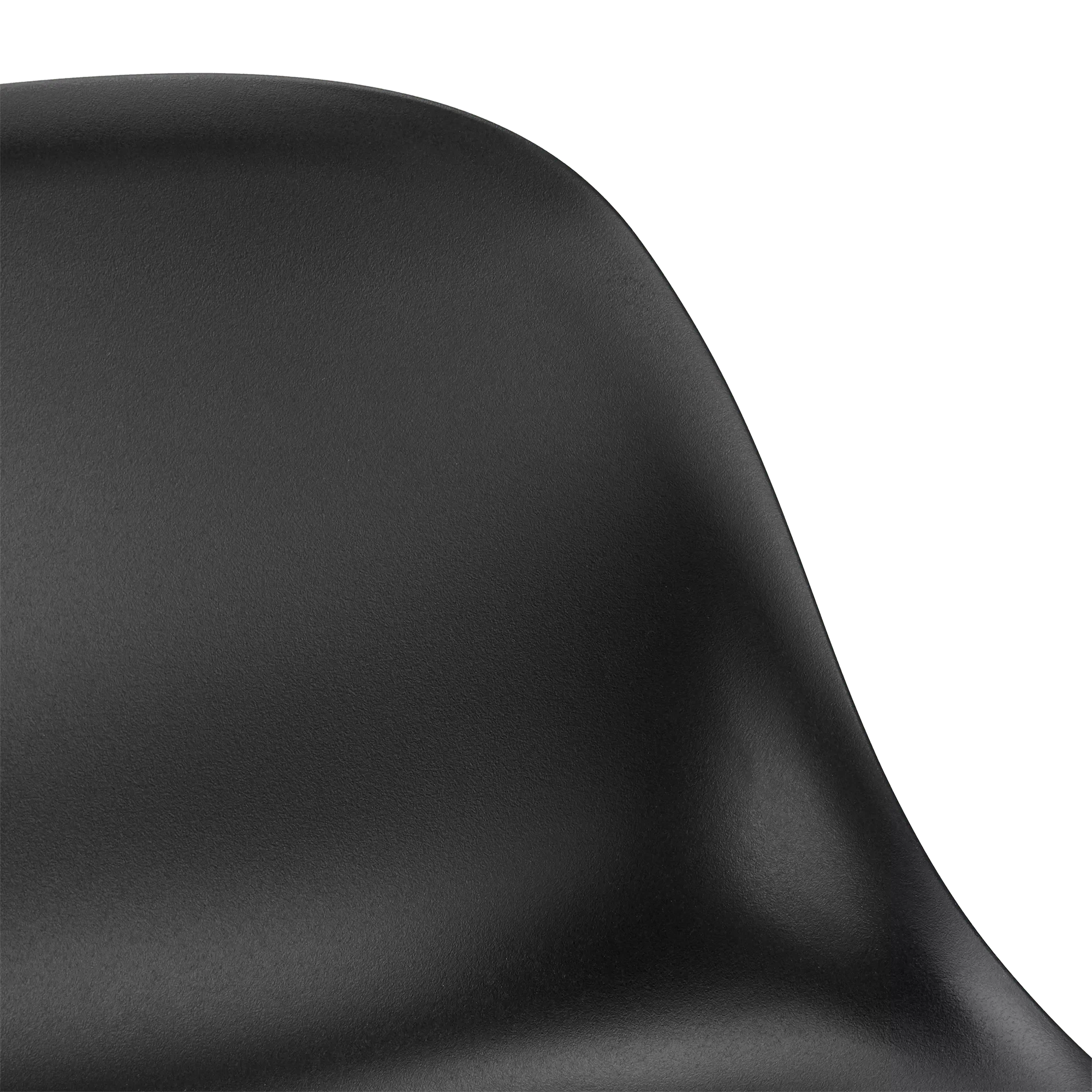 Black Plastic and Wood Metal Veneer Counter Stool - Image 6