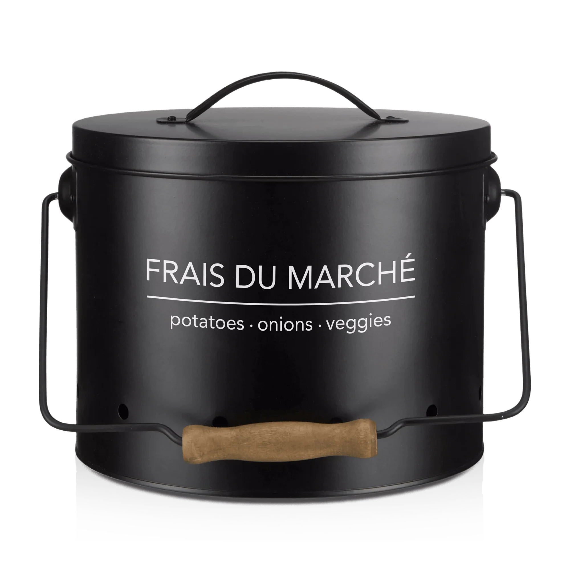 Potato/Onion/Veggies Rustic Metal Bin - Image 4
