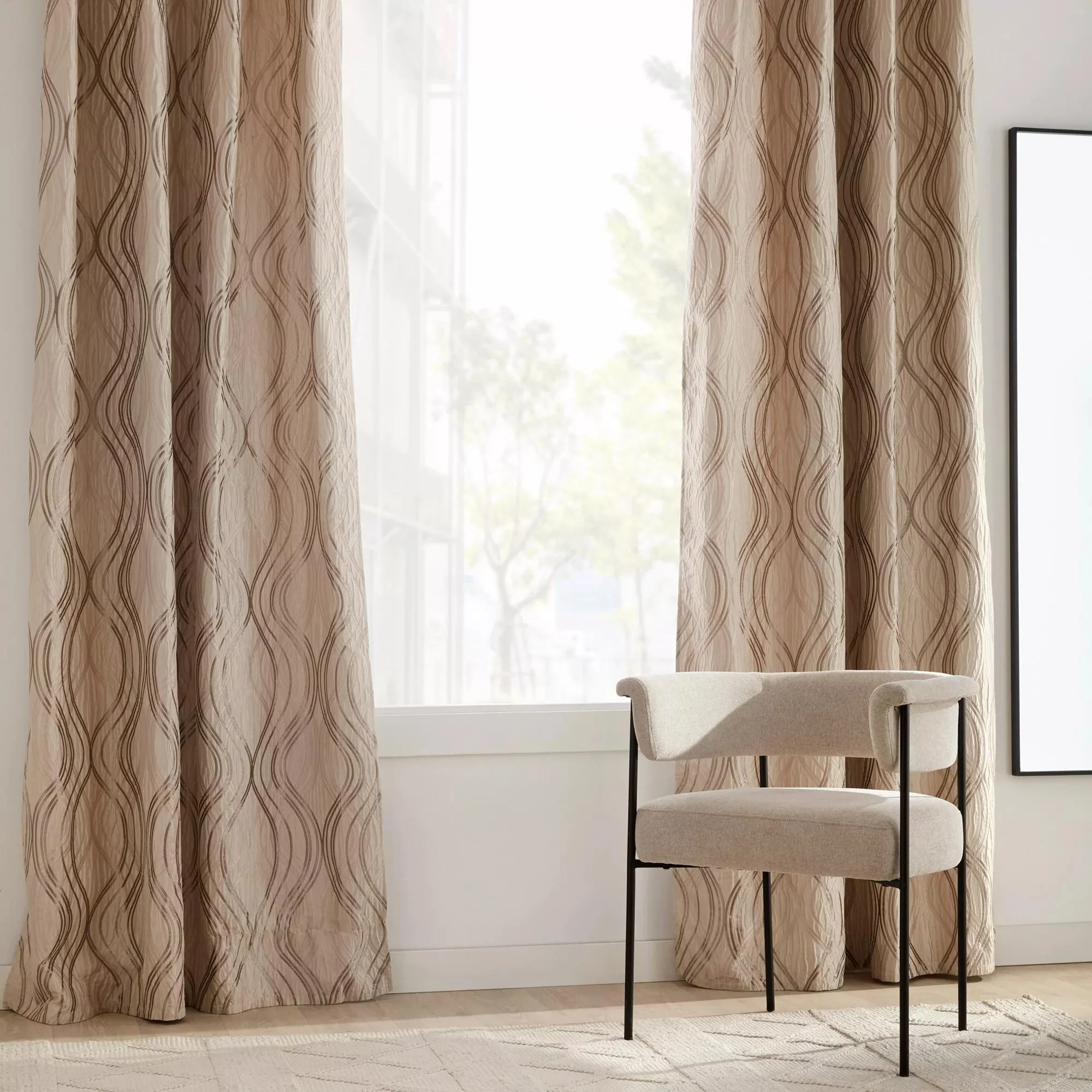 Beige Prato Panel Curtain - Image 2