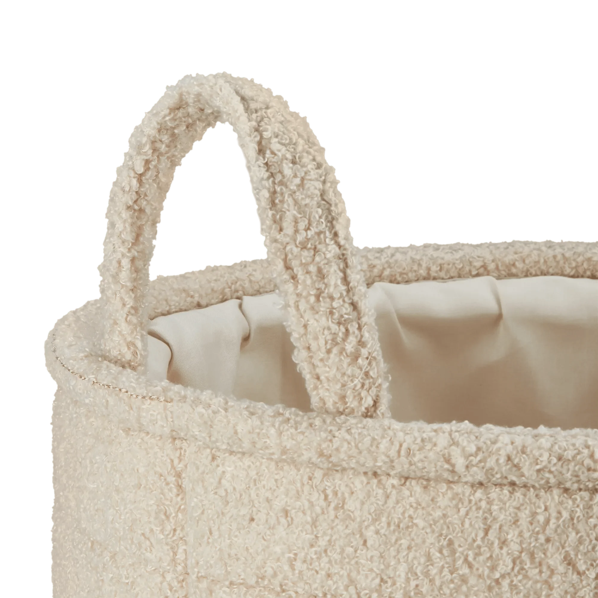 Quilted Boucle Hamper - Image 4