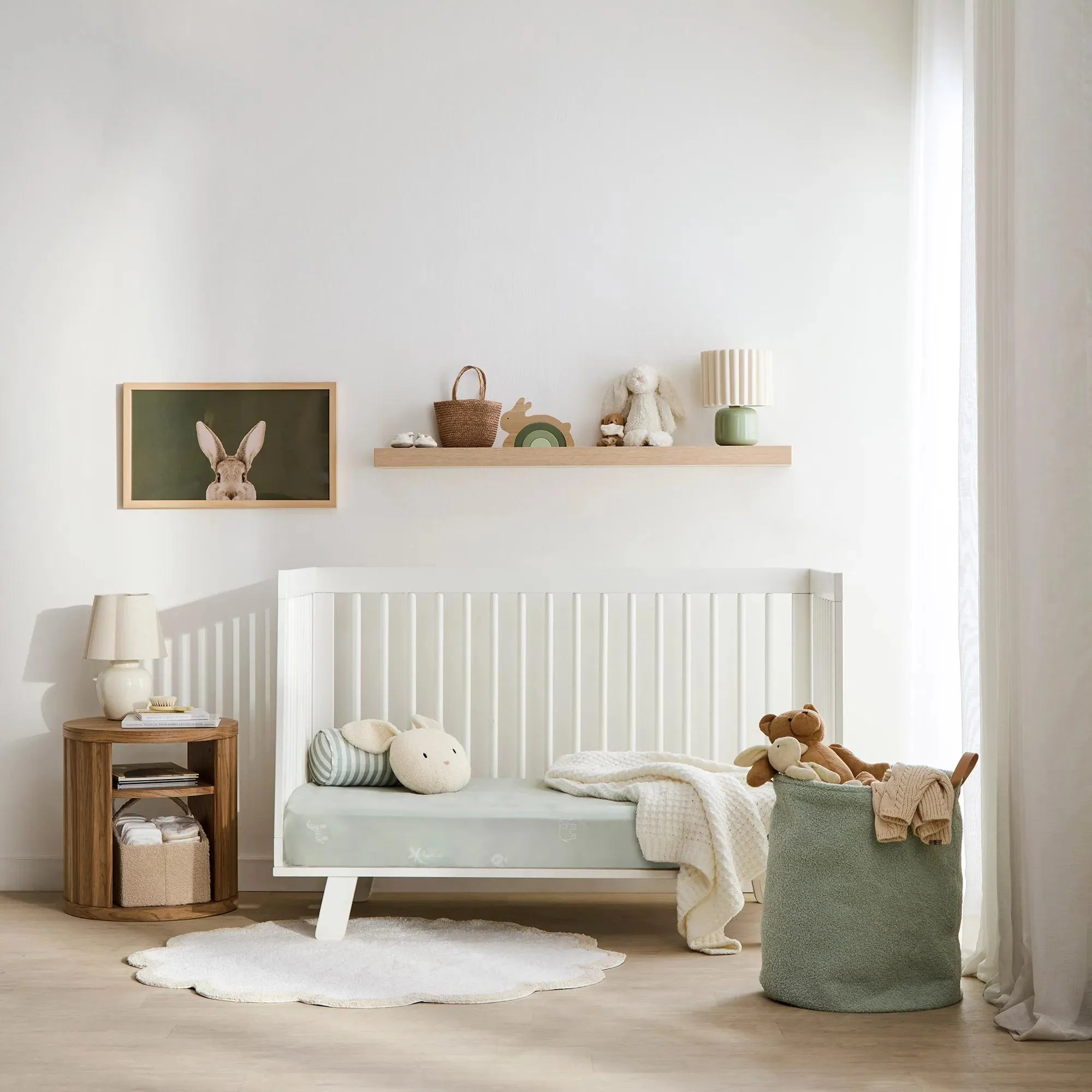Sage Boucle Hamper - Image 4