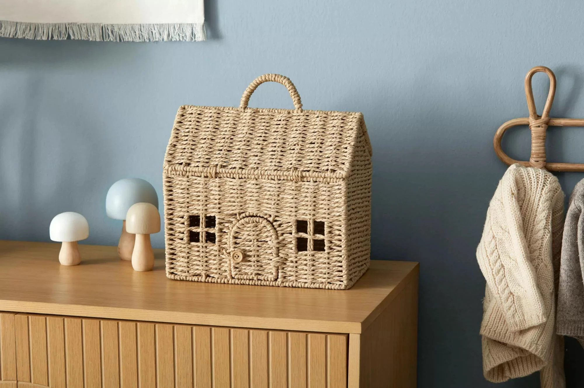 Rattan House Storage Basket - Image 9