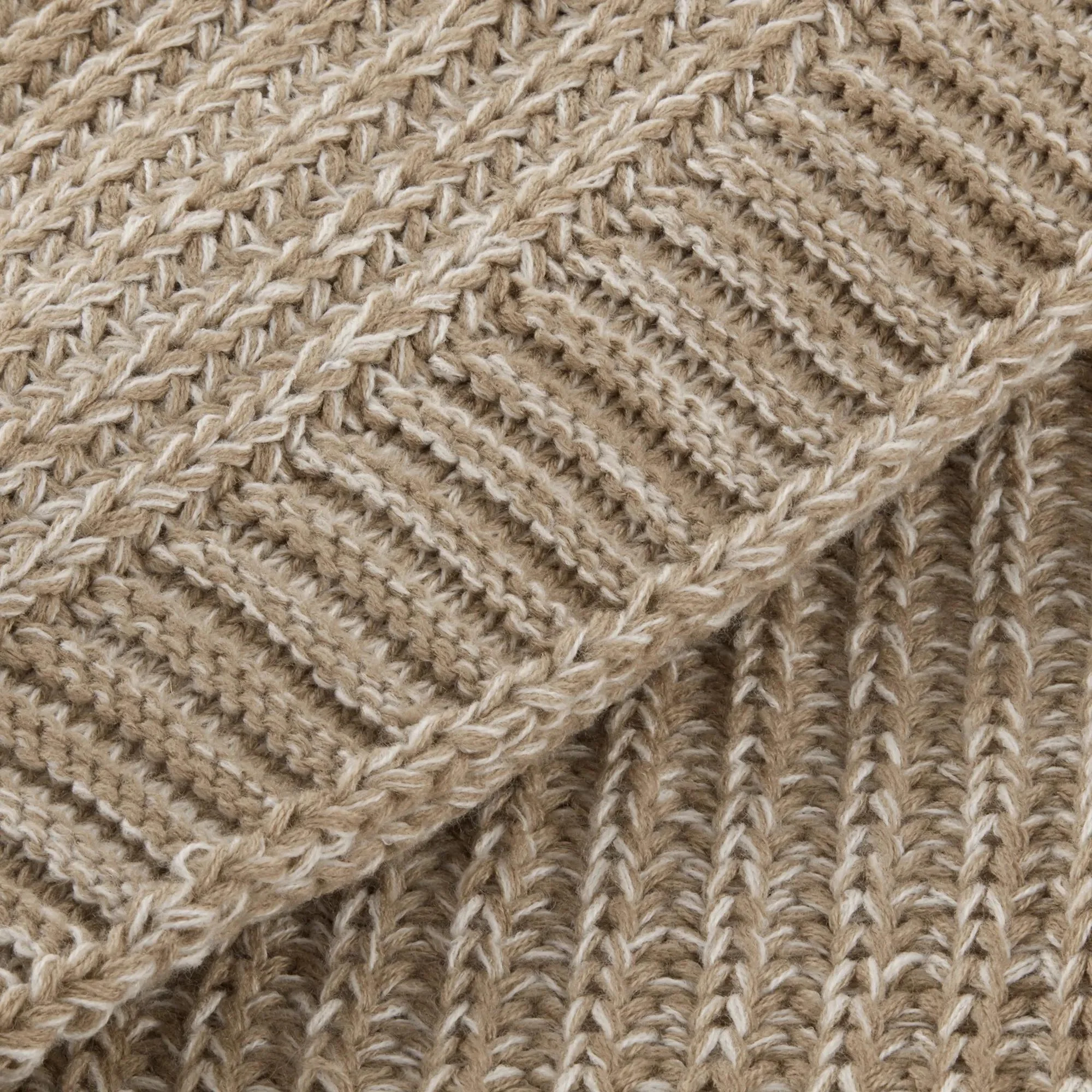 Taupe Ribba Throw - Image 5