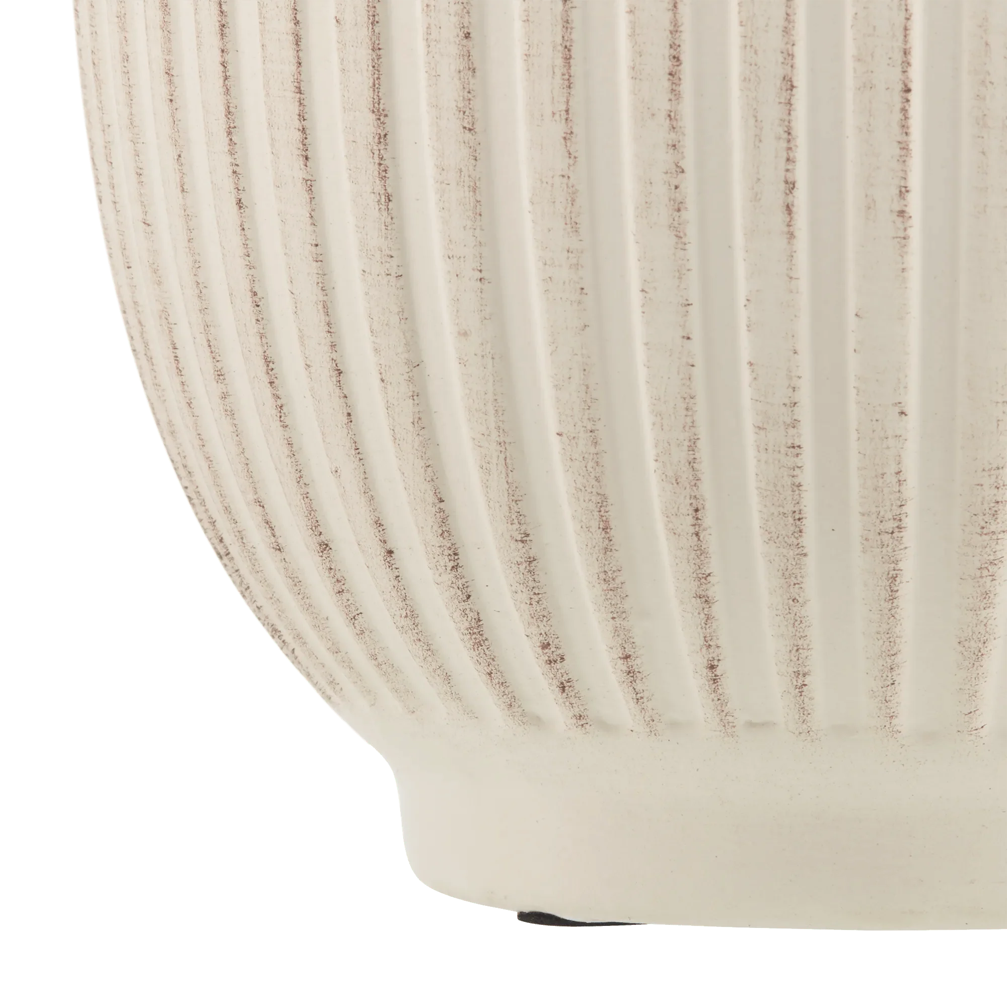 Ribbed Ceramic Table Vase - Image 6