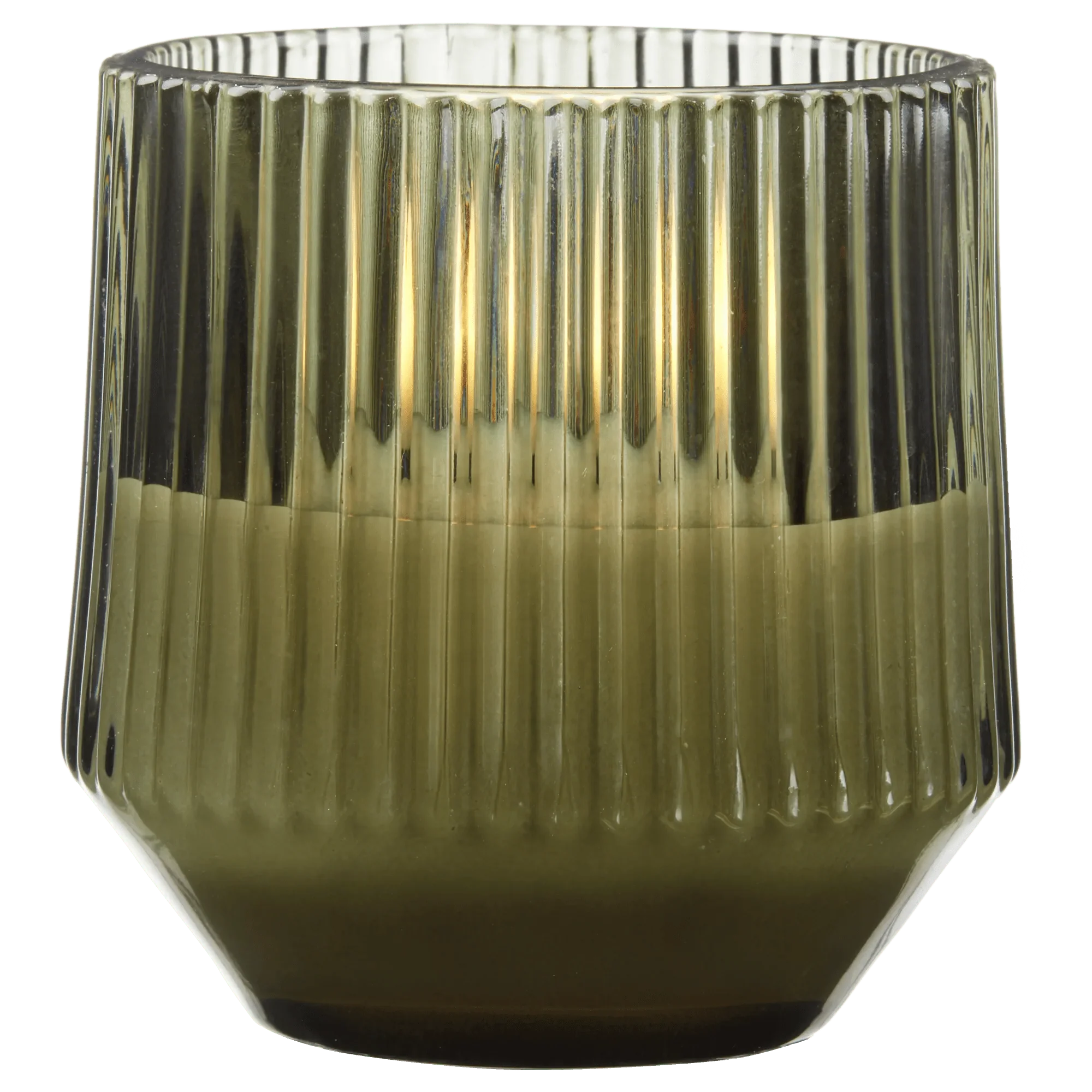 Ribbed Glass LED Candle - Image 3