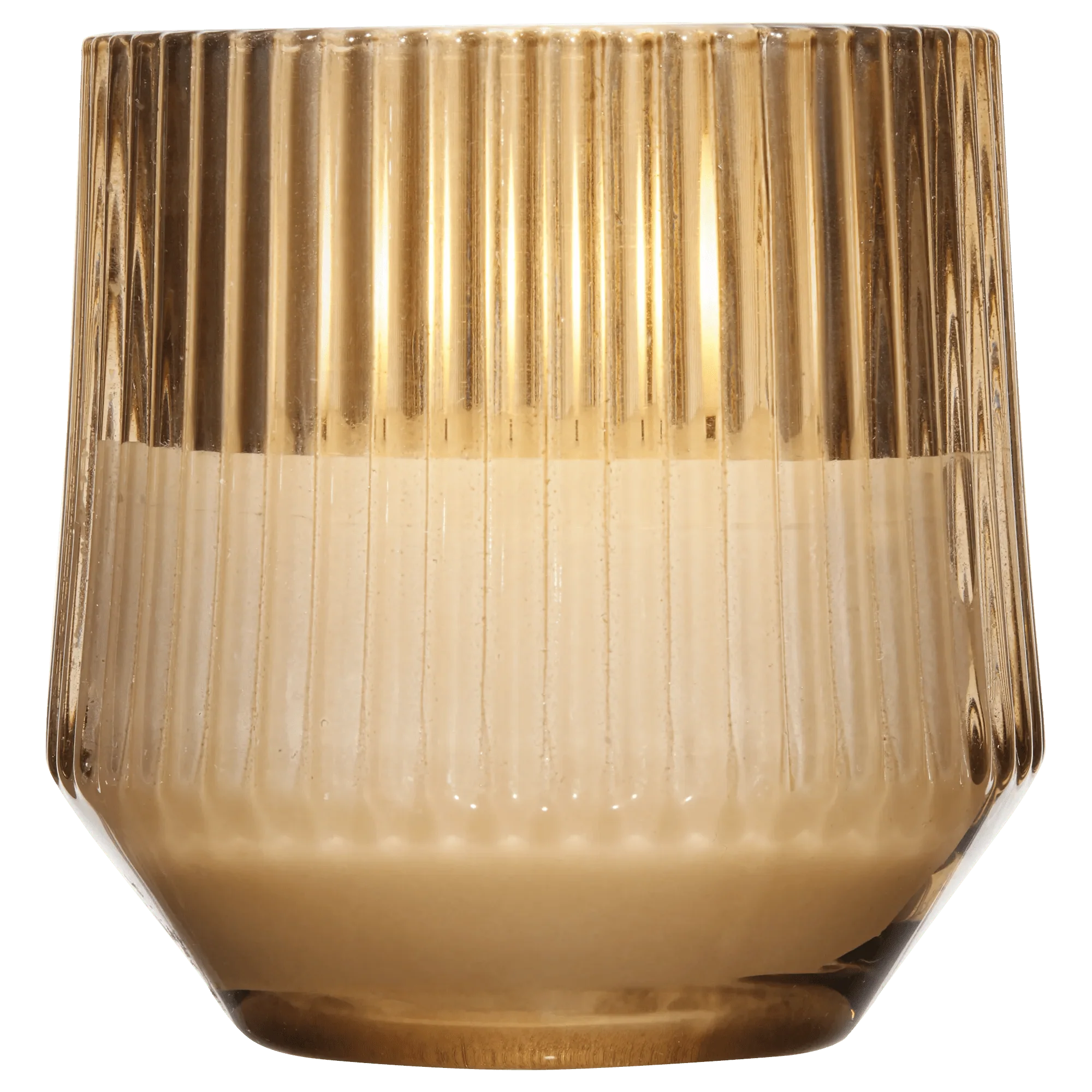 Ribbed Glass LED Candle - Image 3