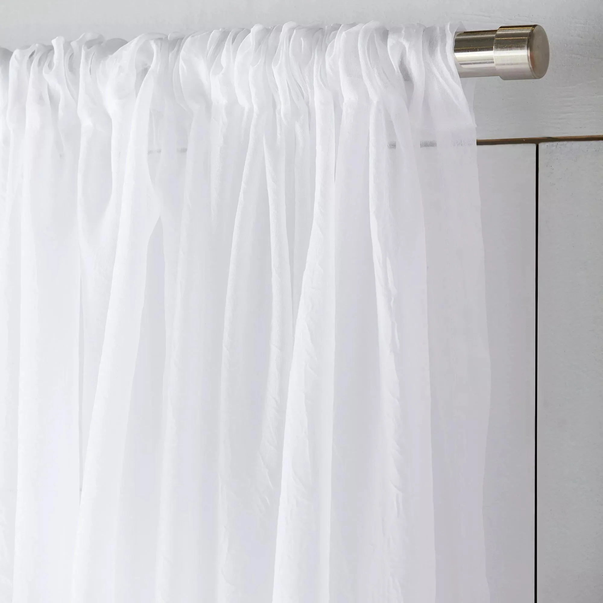 Rod Pocket Sheer Curtain - Image 4