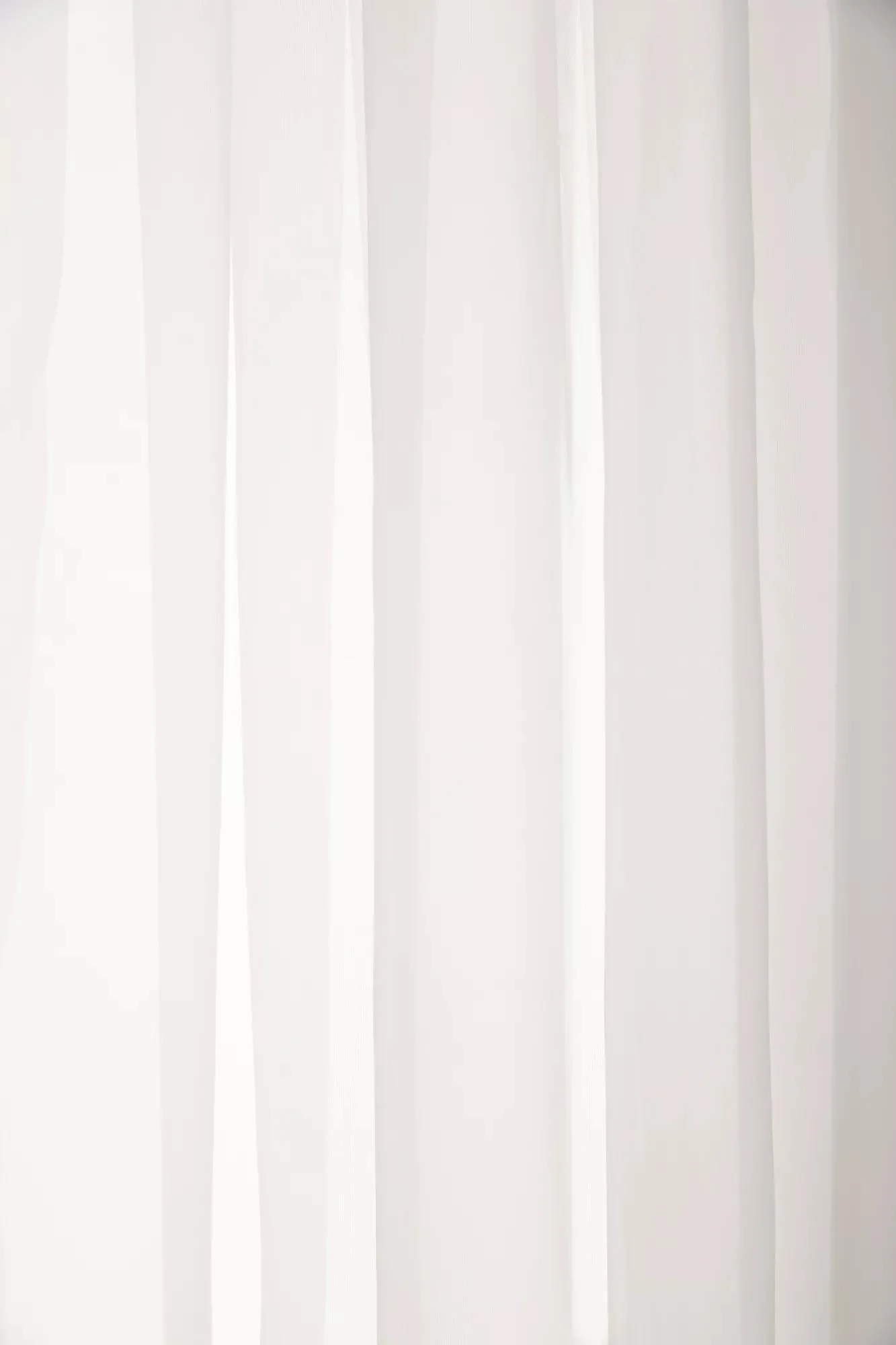 White Rod Pocket Sheer Curtain - Image 3