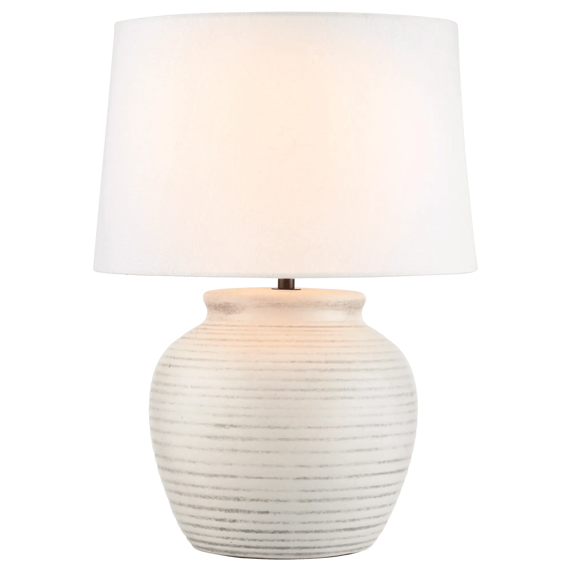 Round Ceramic Table Lamp - Image 2