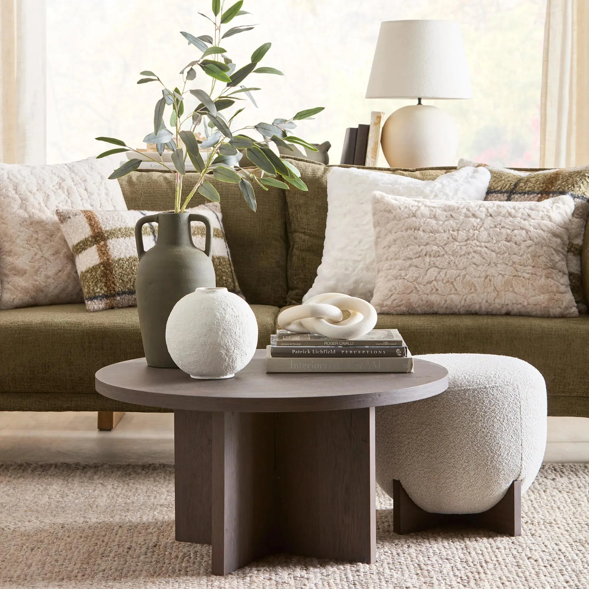 Round Ceramic Table Vase - Image 4