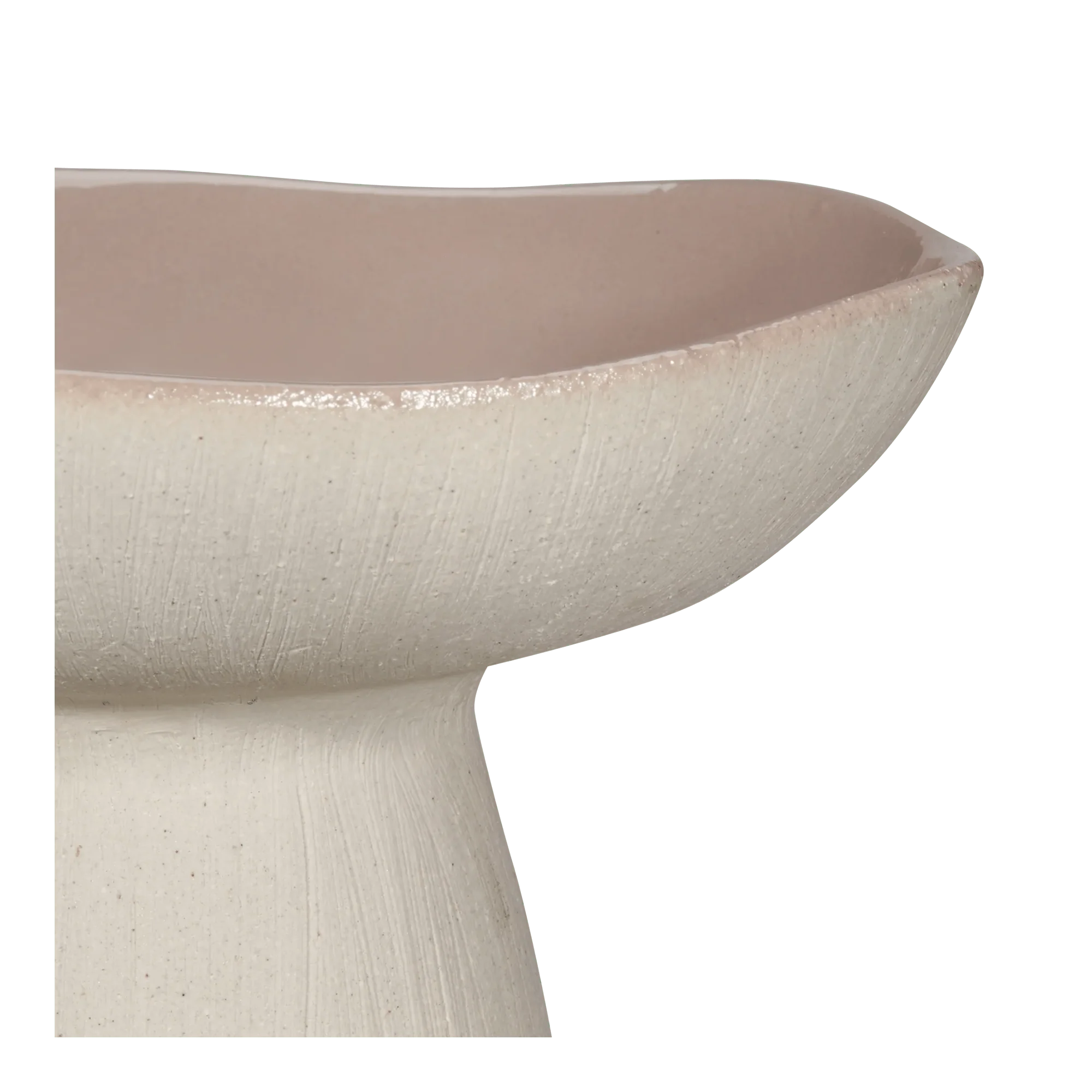 Round Ceramic Tray with Stand - Image 2