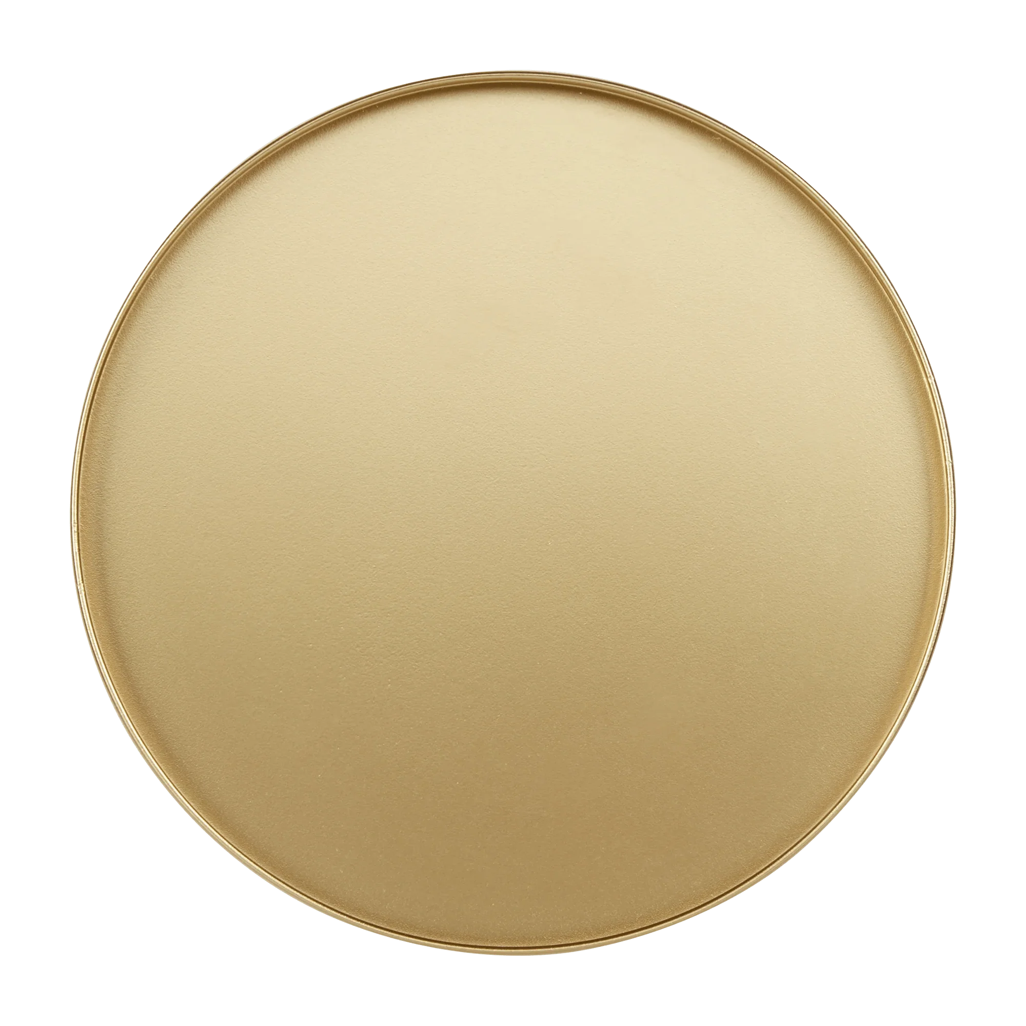 Round Gold Serving Tray - Image 2