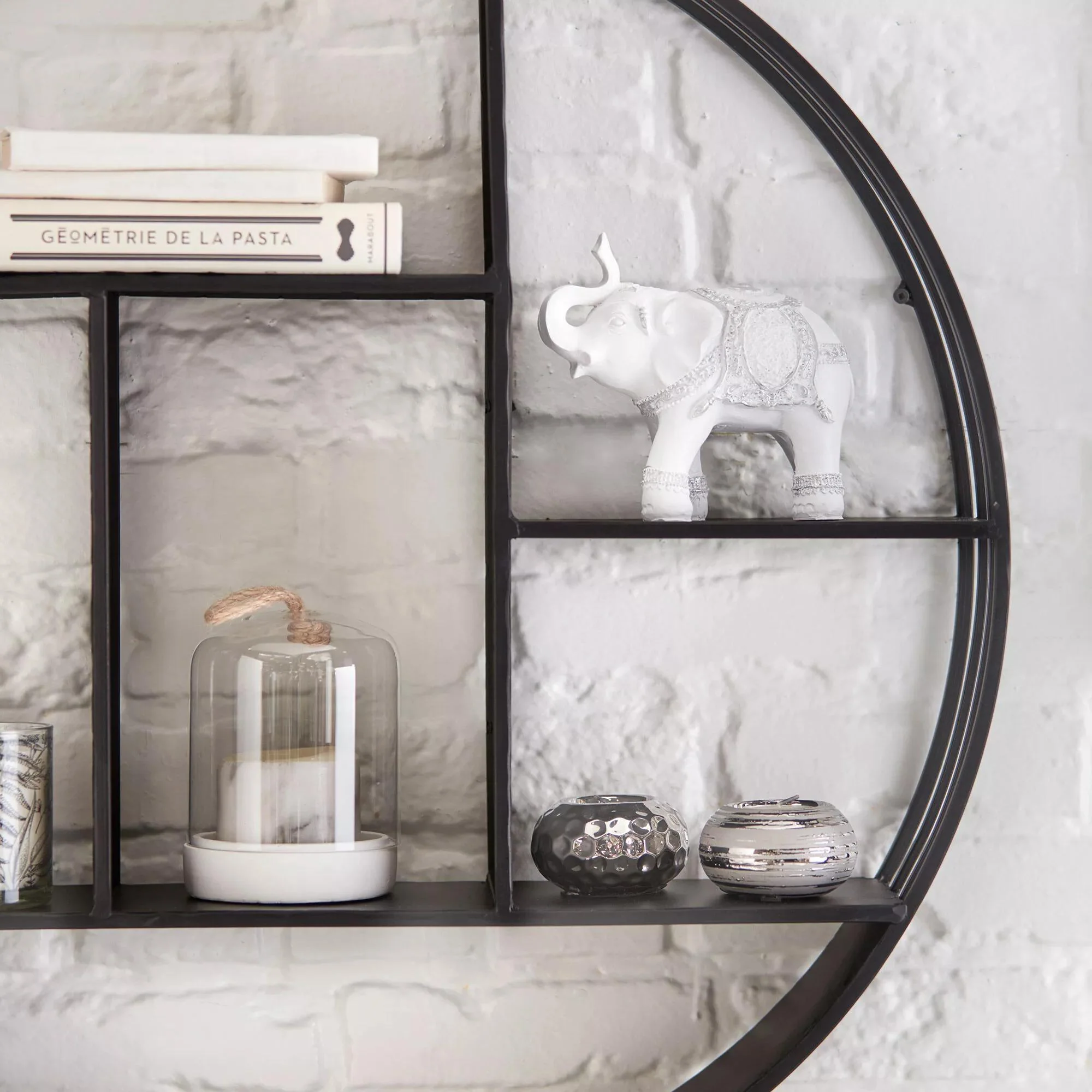 Round Metal Wall Shelf - Image 3
