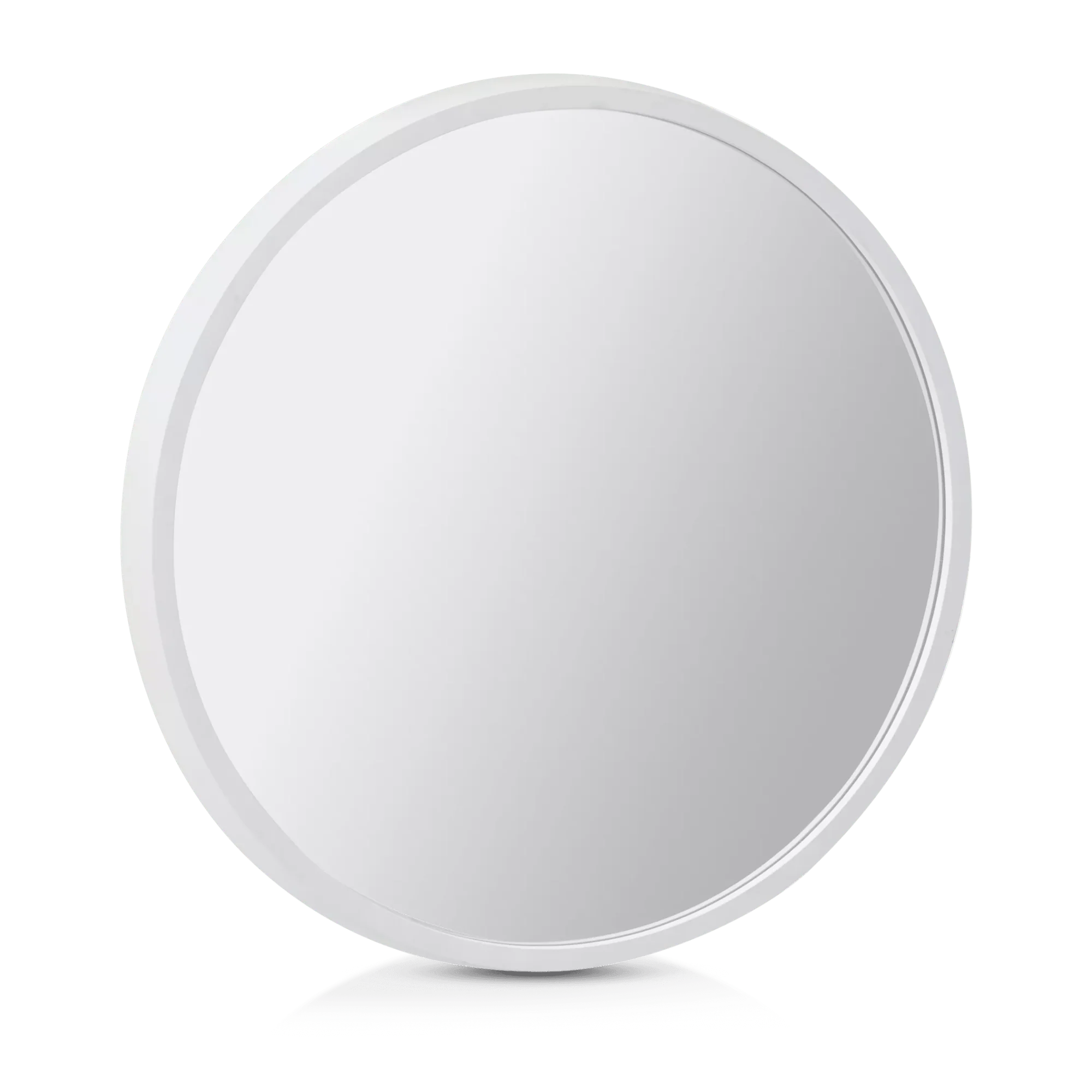 Round Mirror with White Frame - Image 2