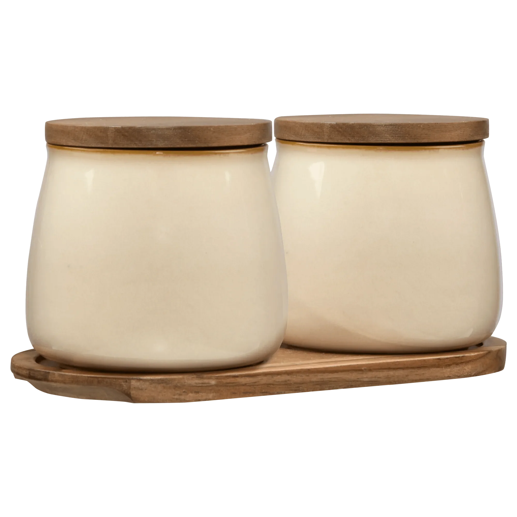 Set of 2 Ceramic Jar - Image 4