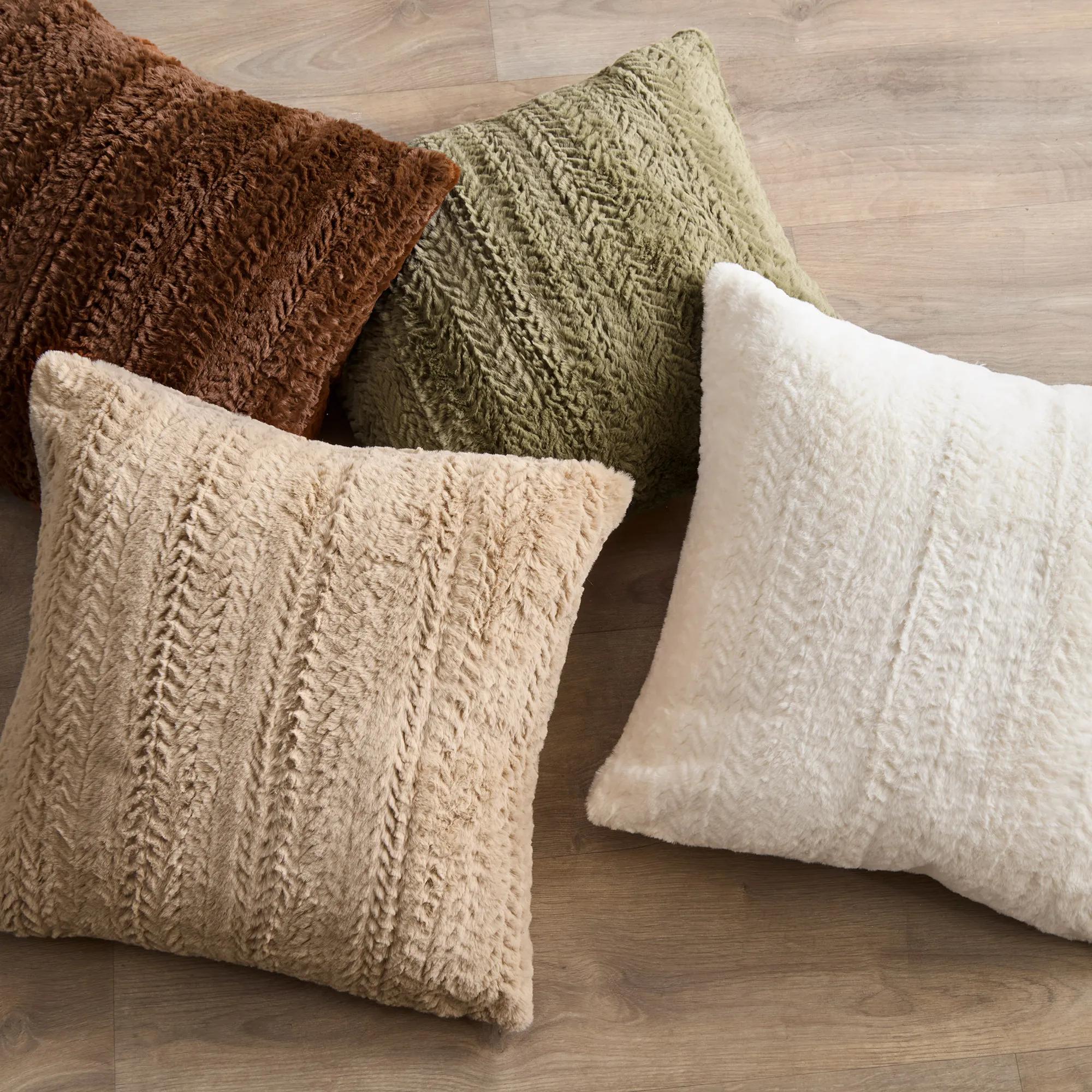Beige Set of 2 Ellyn Decorative Pillow - Image 3
