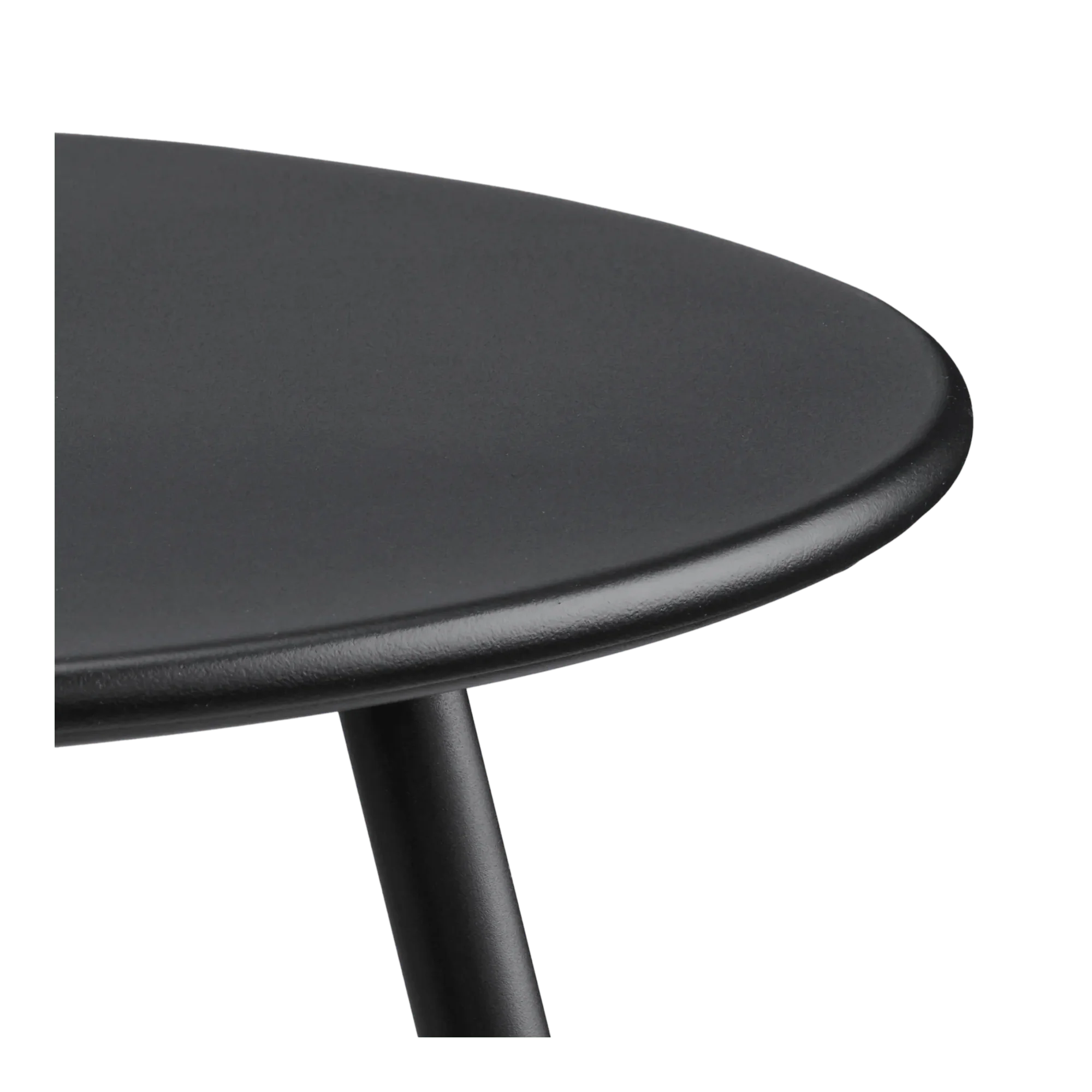 Set of 2 Outdoor Black Metal Tables - Image 3