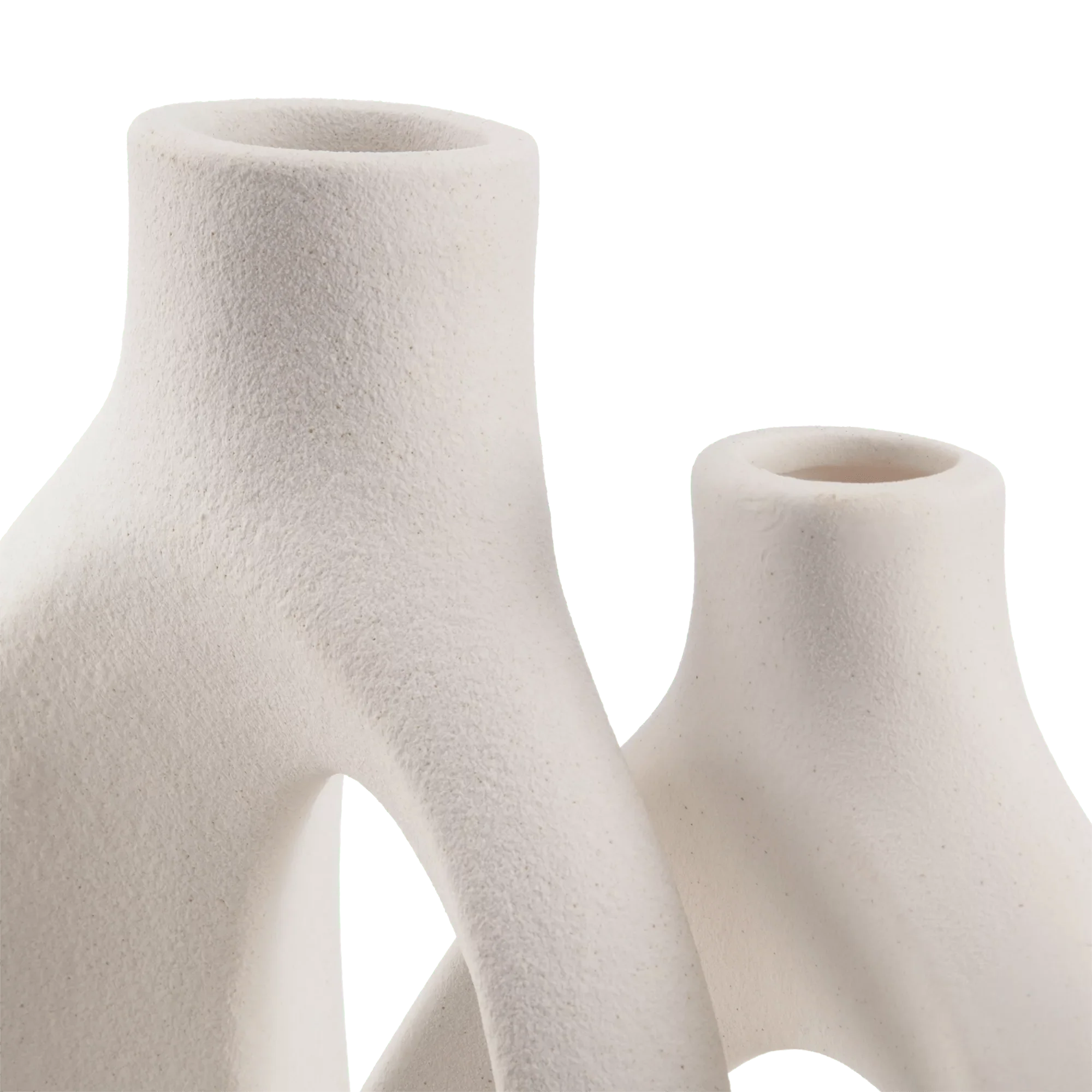 Set of 2 Speckled Ceramic Table Vase - Image 2