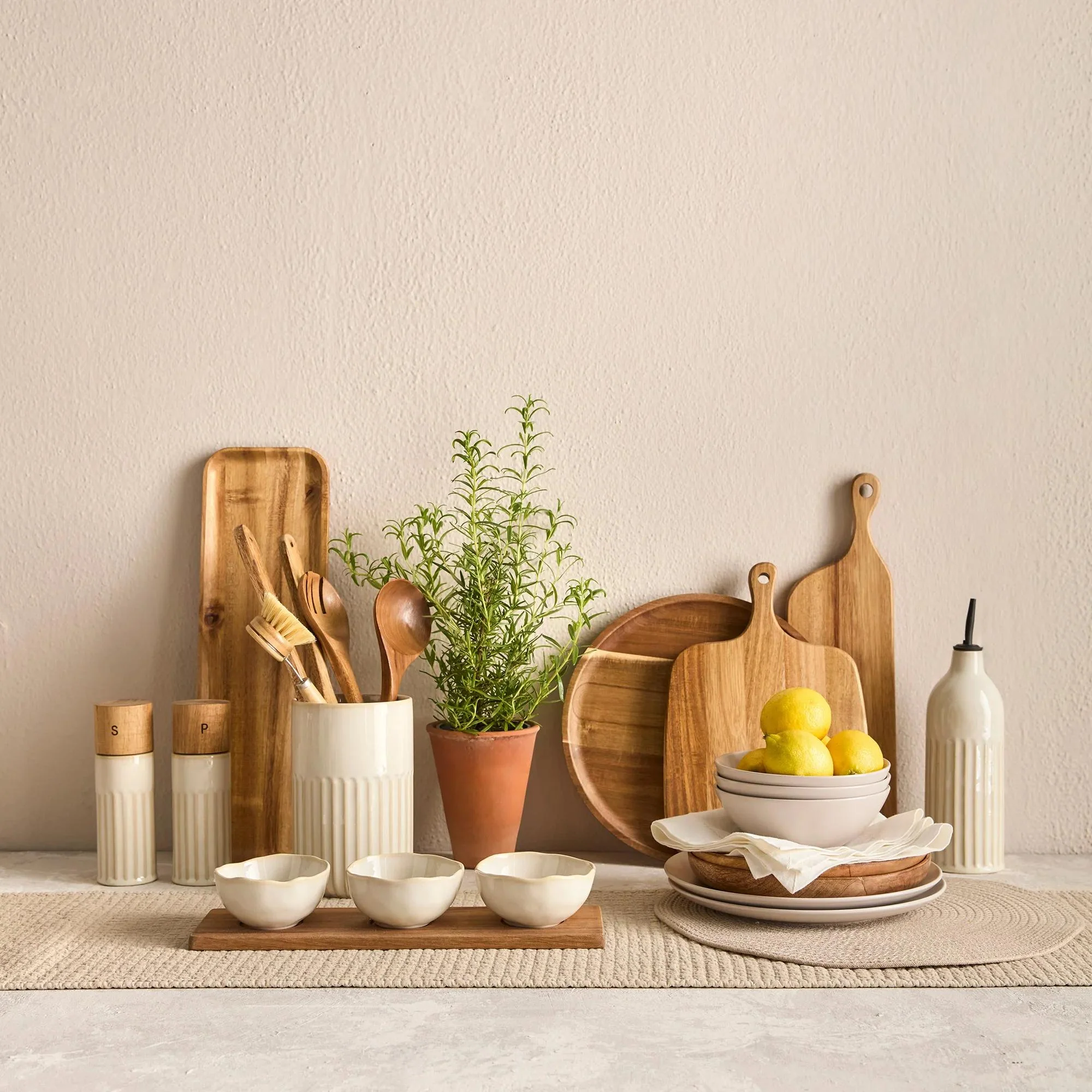 Set of 3 Bowls With Tray - Image 9