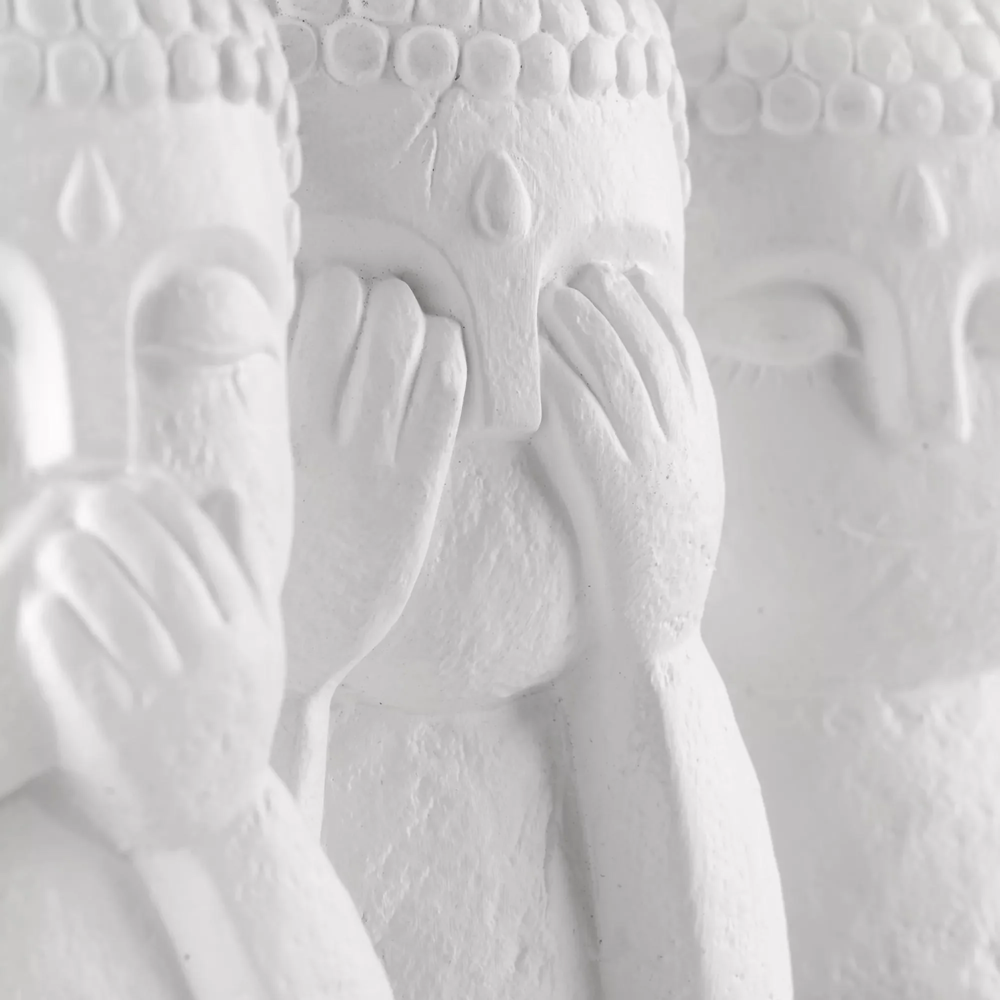 Set of 3 Buddha Statues - Image 3