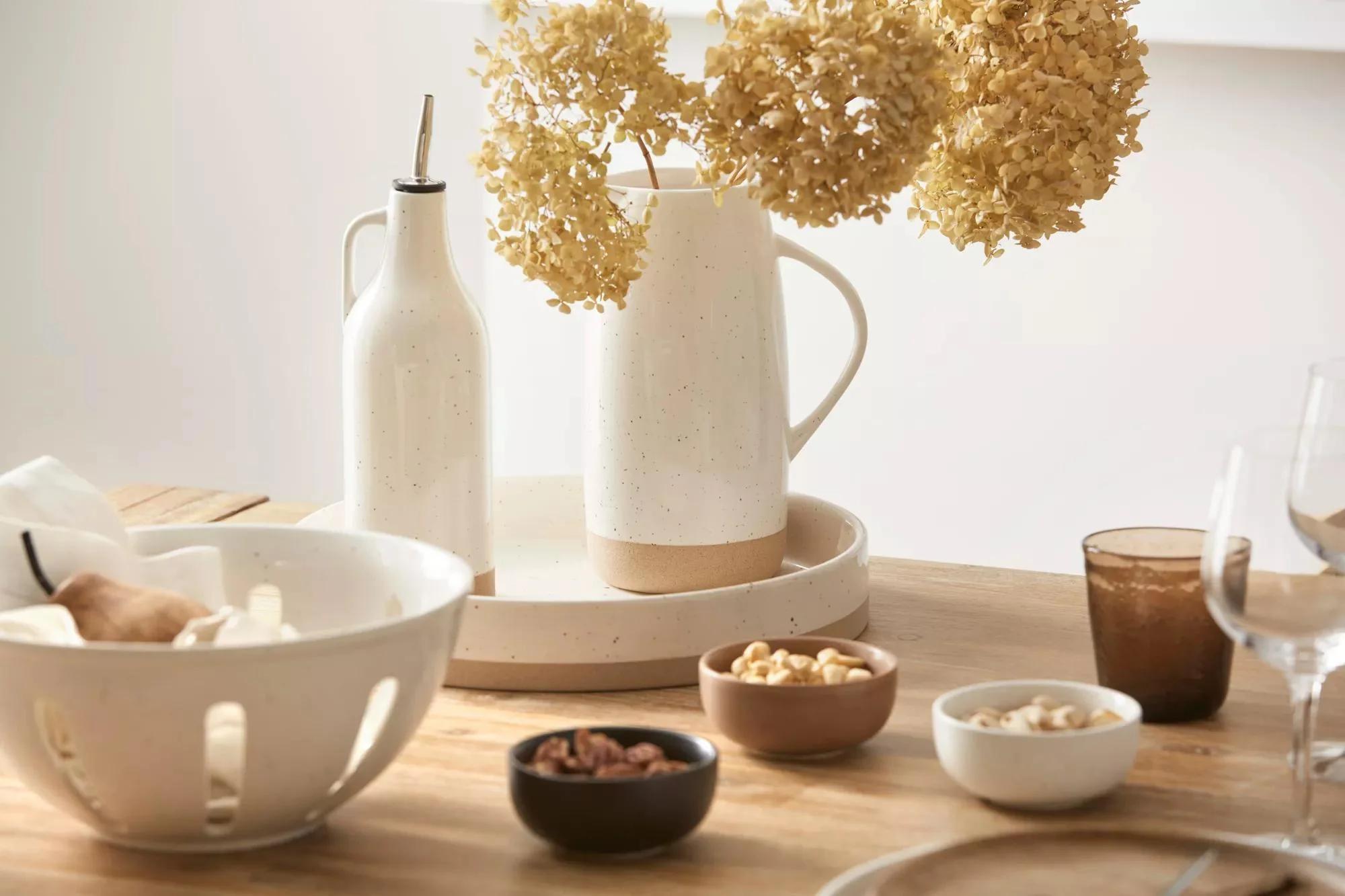 Ceramic Oil Bottle with Pouring Spout - Image 9