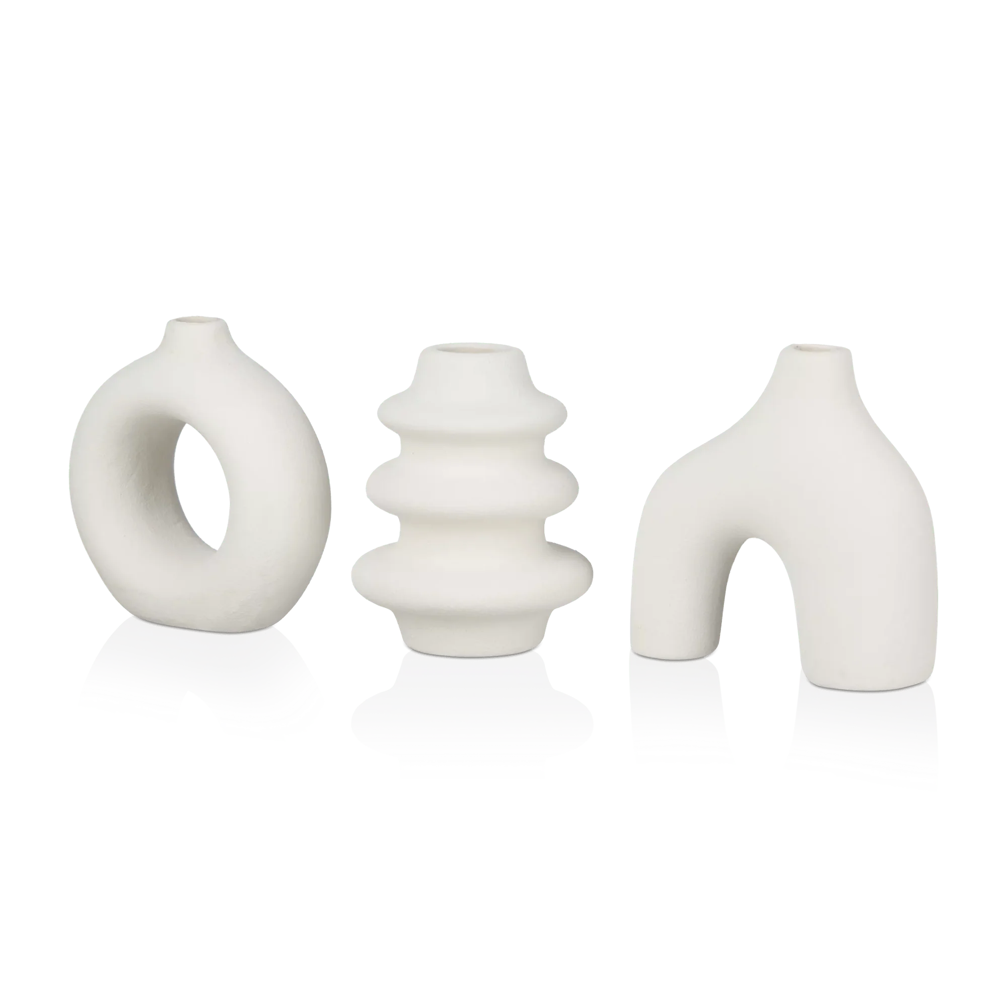Set of 3 Decorative Table Vases - Image 3