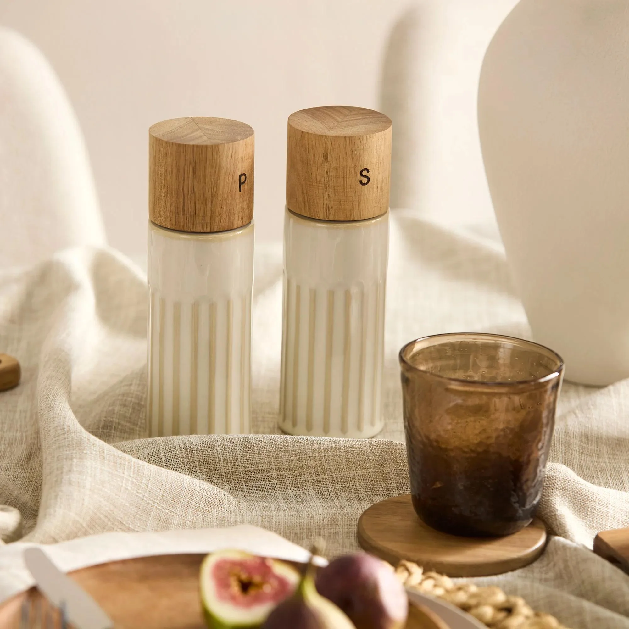 Beige Salt Grinder - Image 2