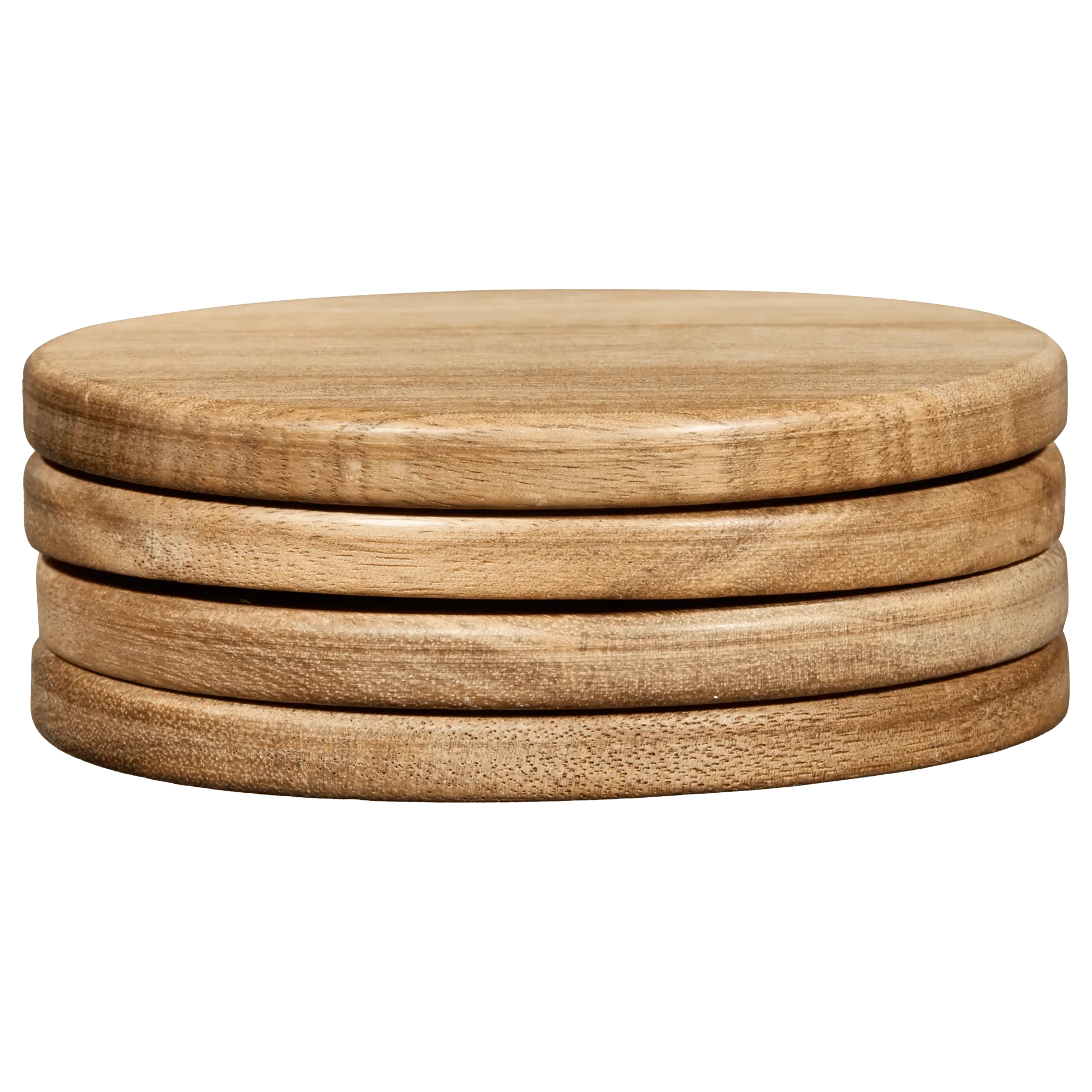 Set of 4 Wood Coasters - Image 4